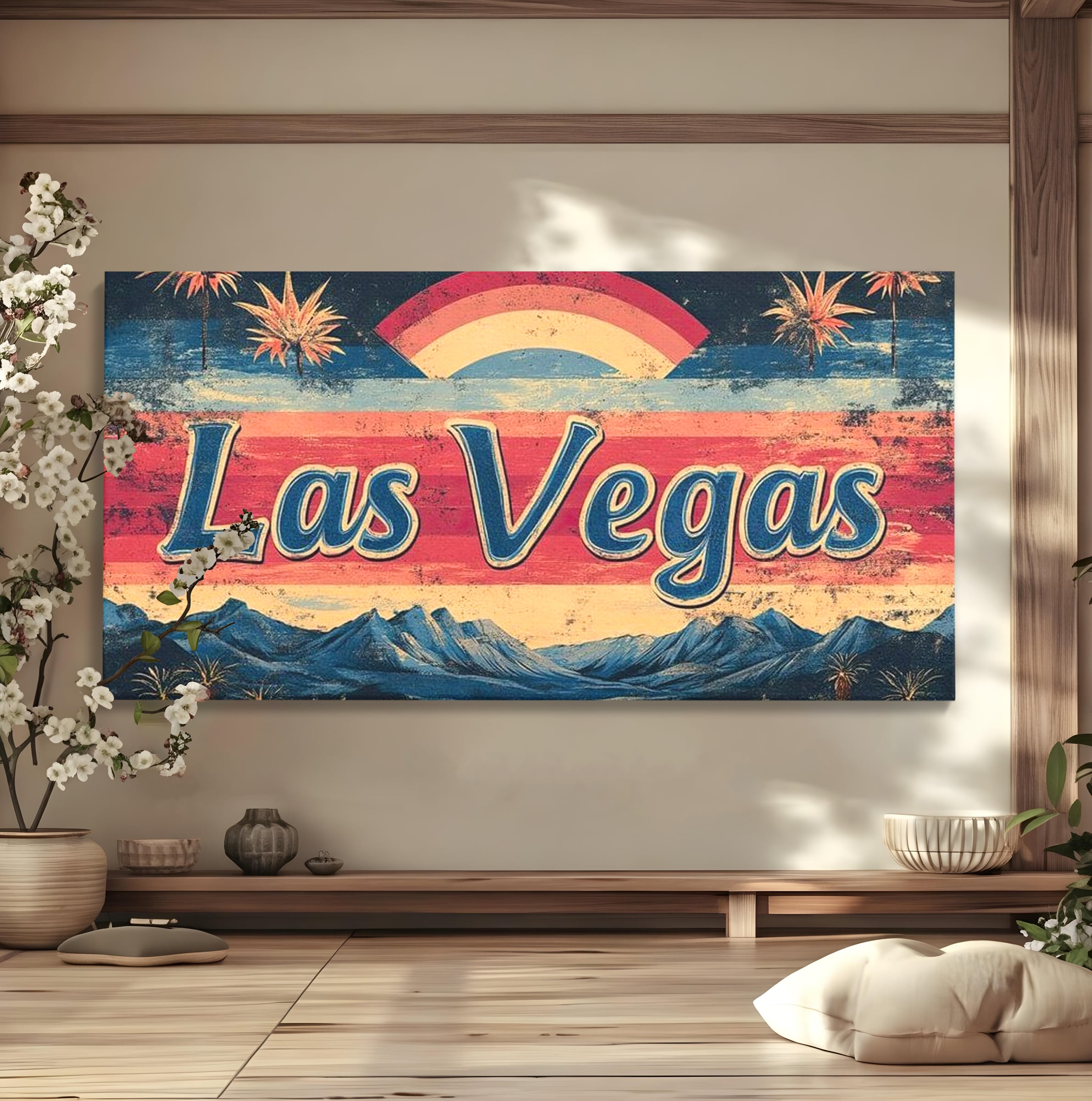 Tablou Canvas Premium LuxCanva® F1016, Orasul Visatorilor , Lumini, Vedete, Film, Desert, Dorinta, Living, Birou, Culori vibrante