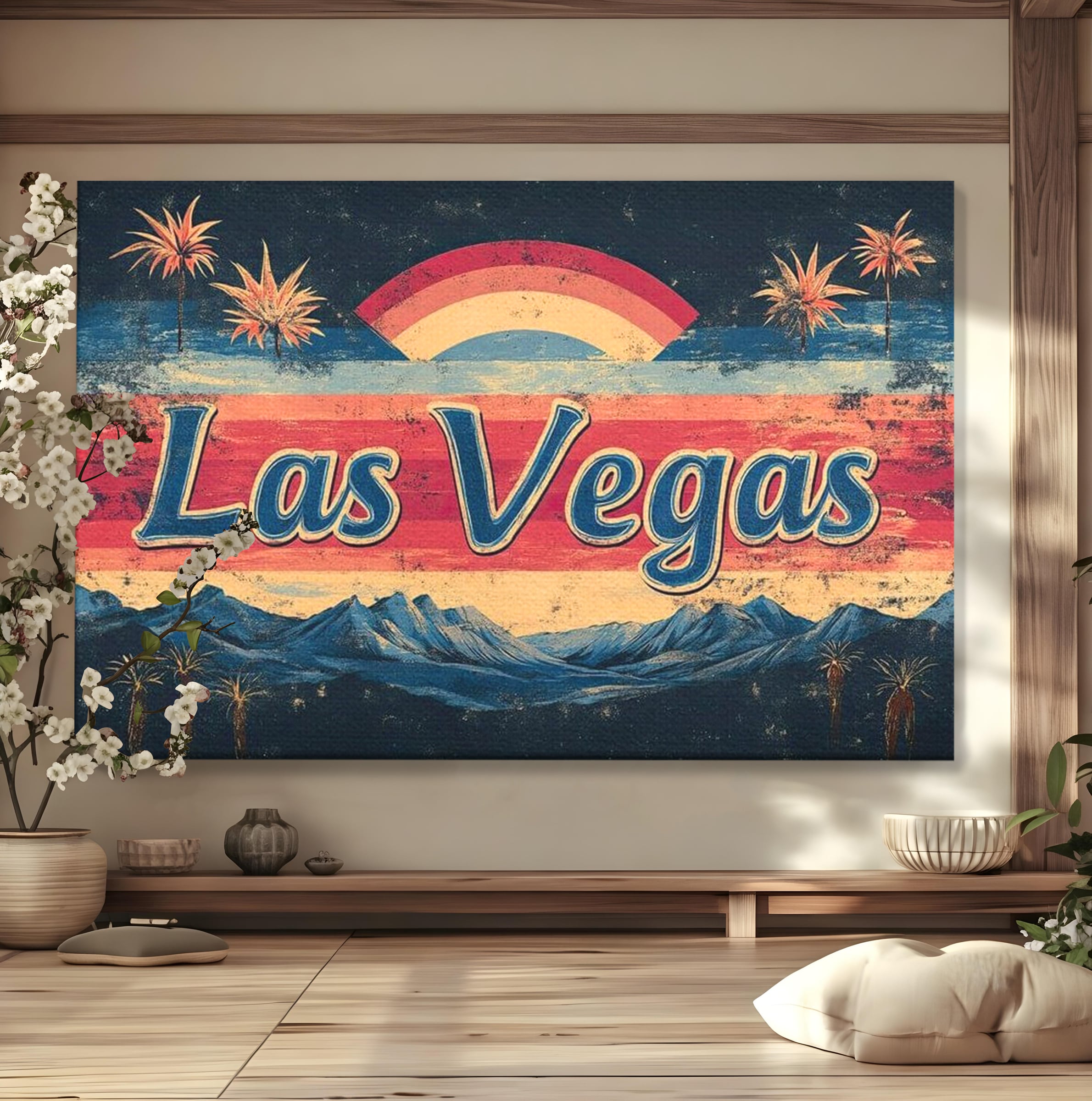 Tablou Canvas Premium LuxCanva® F1016, Orasul Visatorilor , Lumini, Vedete, Film, Desert, Dorinta, Living, Birou, Culori vibrante