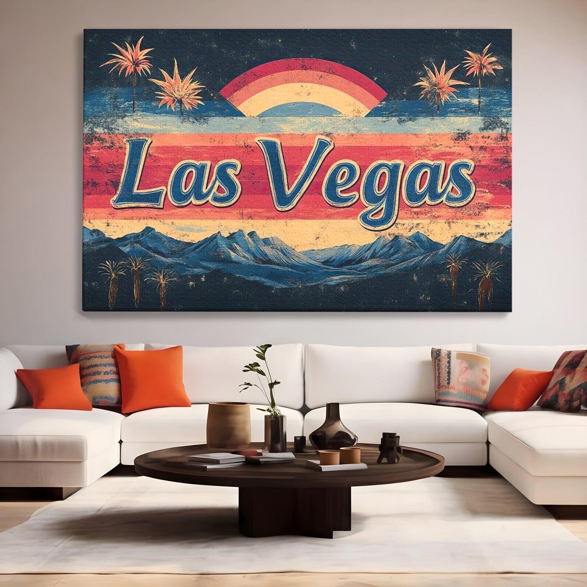 Tablou Canvas Premium LuxCanva® F1016, Orasul Visatorilor , Lumini, Vedete, Film, Desert, Dorinta, Living, Birou, Culori vibrante