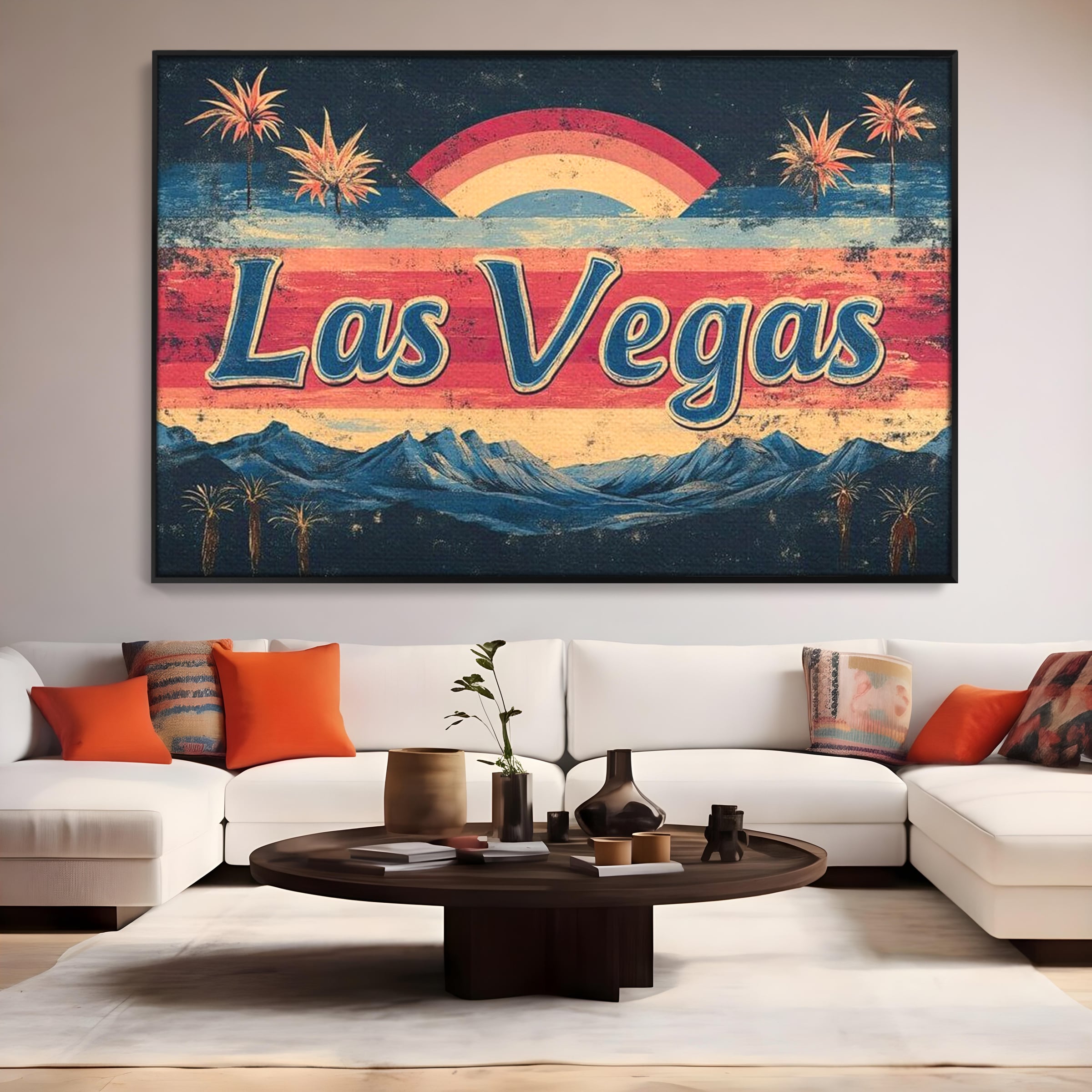 Tablou Canvas Premium LuxCanva® F1016, Orasul Visatorilor , Lumini, Vedete, Film, Desert, Dorinta, Living, Birou, Culori vibrante