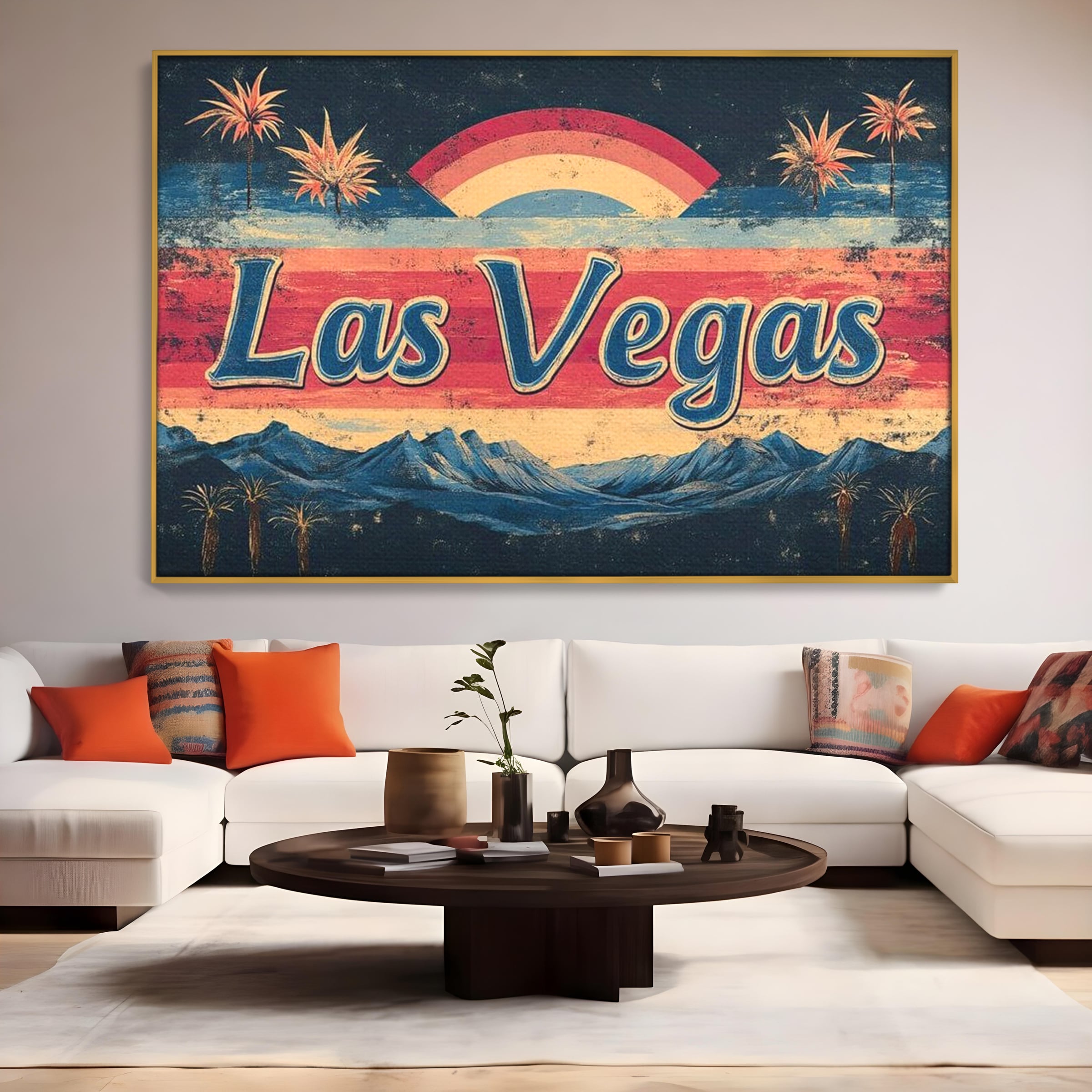 Tablou Canvas Premium LuxCanva® F1016, Orasul Visatorilor , Lumini, Vedete, Film, Desert, Dorinta, Living, Birou, Culori vibrante