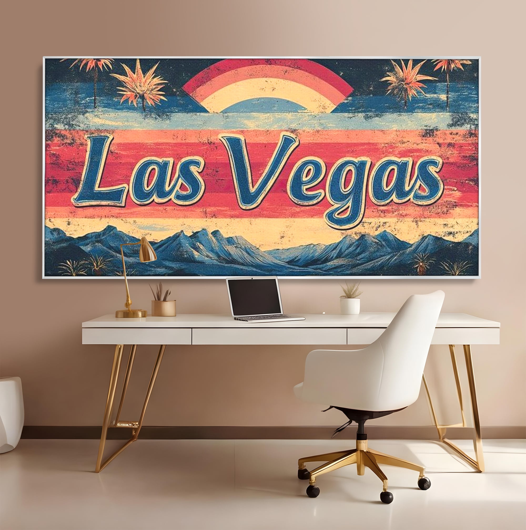 Tablou Canvas Premium LuxCanva® F1016, Orasul Visatorilor , Lumini, Vedete, Film, Desert, Dorinta, Living, Birou, Culori vibrante