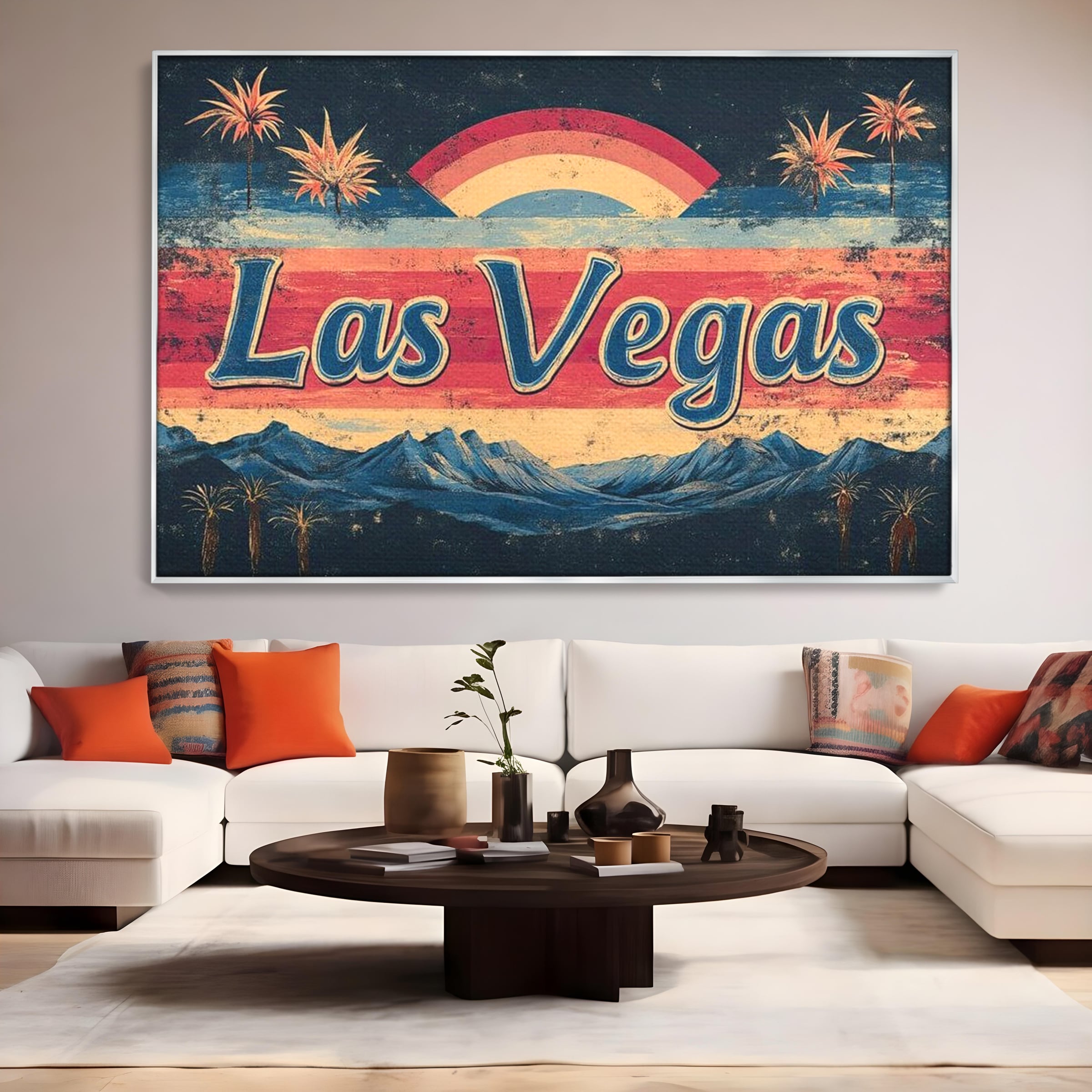 Tablou Canvas Premium LuxCanva® F1016, Orasul Visatorilor , Lumini, Vedete, Film, Desert, Dorinta, Living, Birou, Culori vibrante