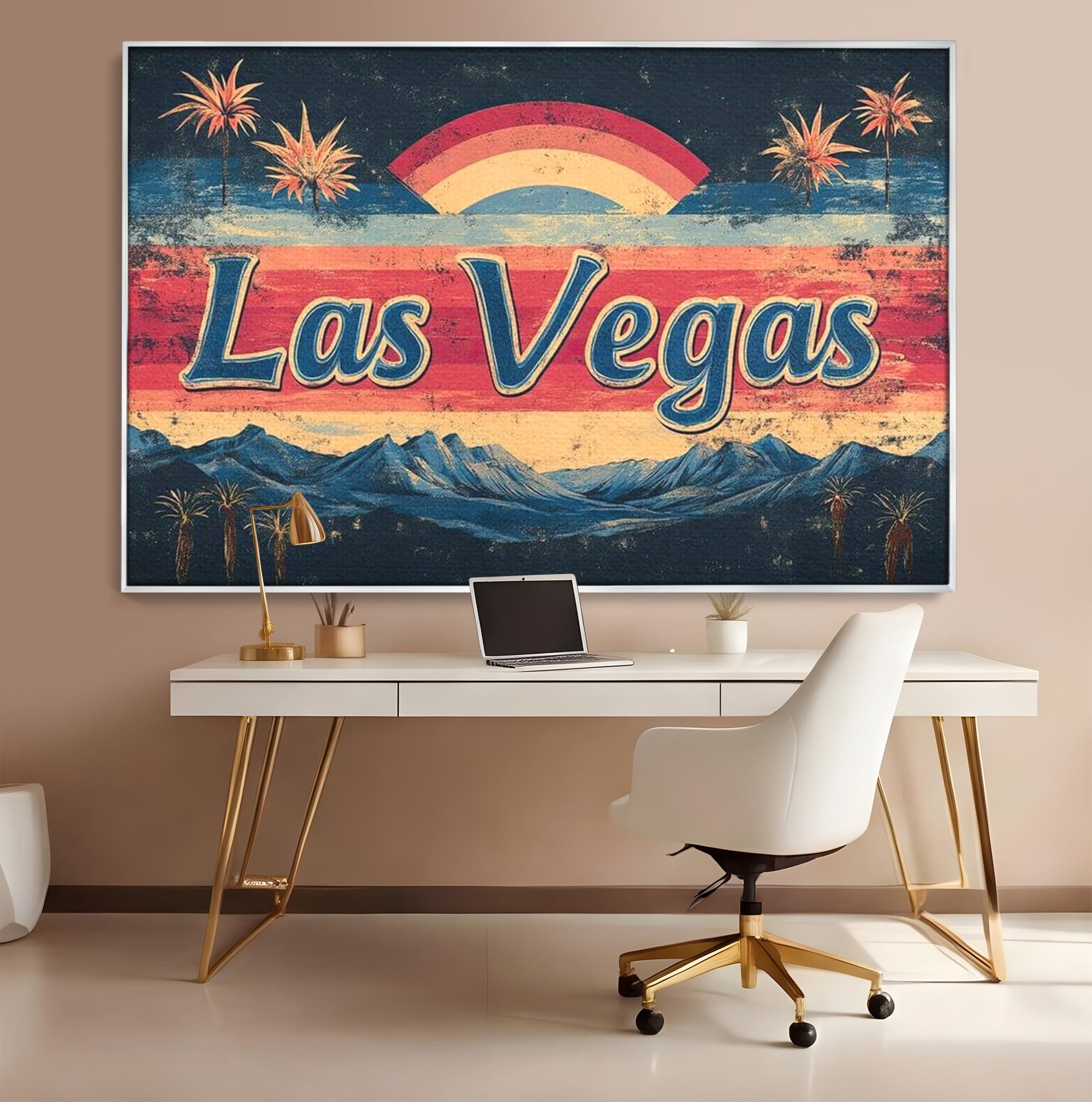 Tablou Canvas Premium LuxCanva® F1016, Orasul Visatorilor , Lumini, Vedete, Film, Desert, Dorinta, Living, Birou, Culori vibrante
