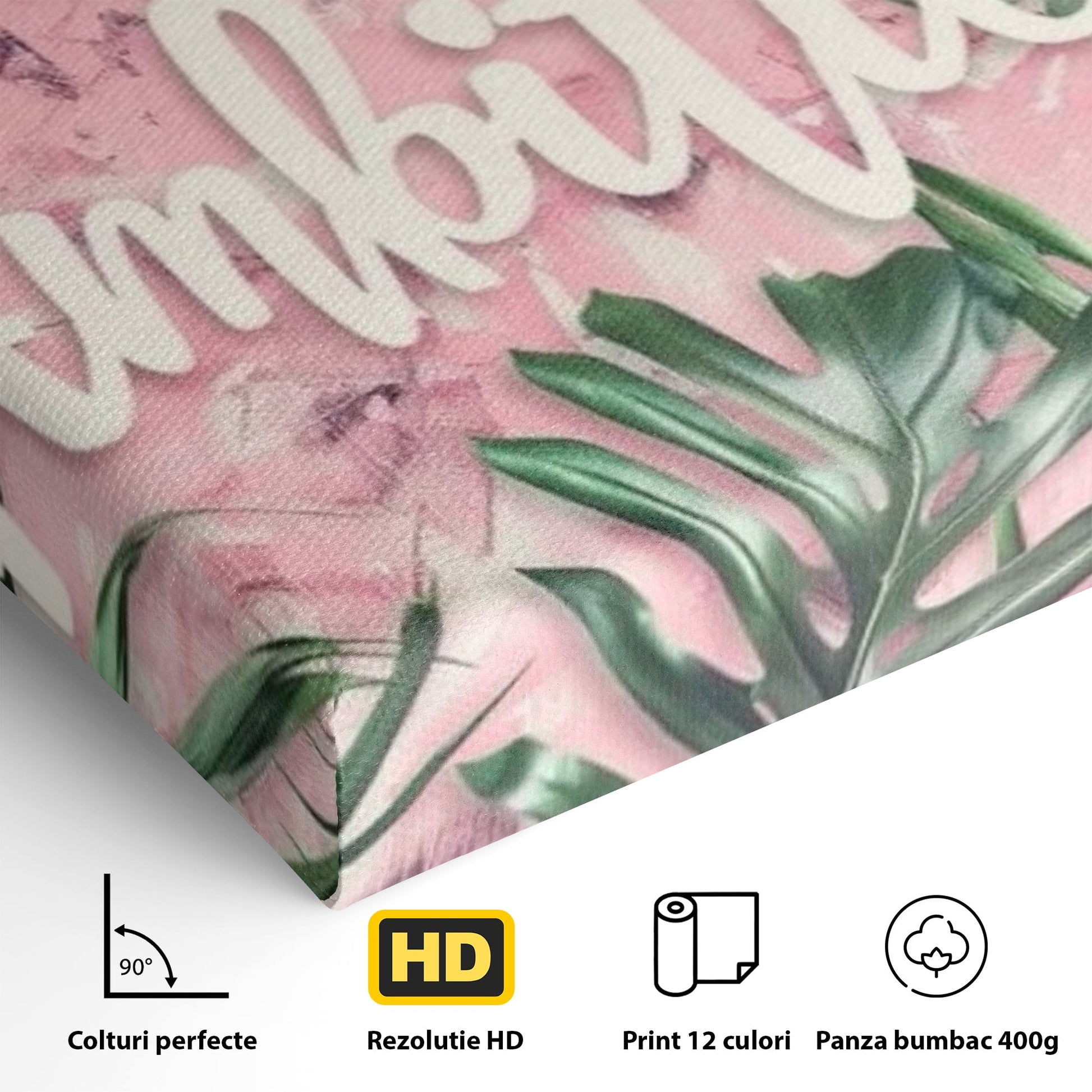 Tablou Canvas Premium LuxCanva® F1017, Ambitie Infloritoare , Natura, Putere, Determinare, Tropical, Fresh, Living, Birou, Culori vibrante