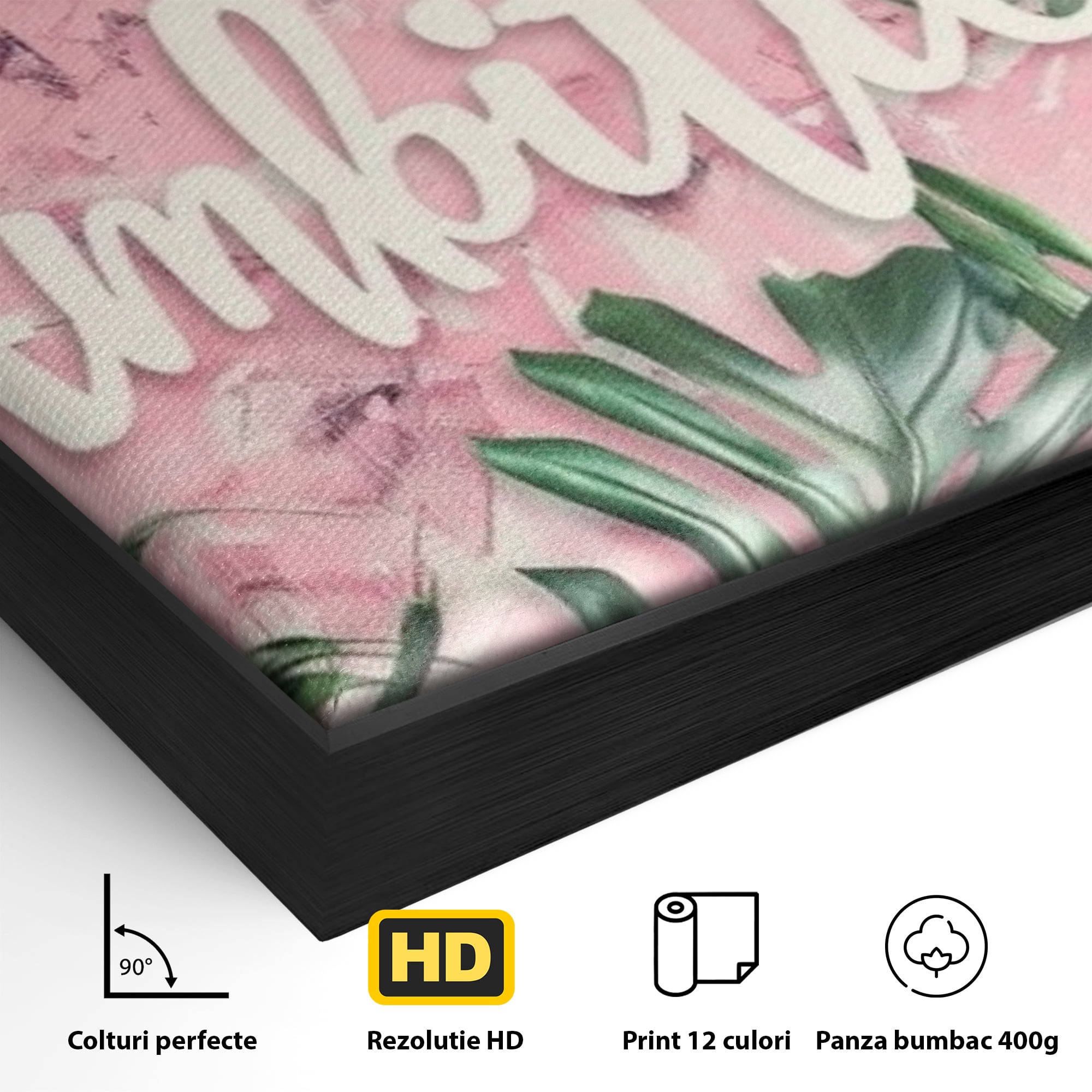 Tablou Canvas Premium LuxCanva® F1017, Ambitie Infloritoare , Natura, Putere, Determinare, Tropical, Fresh, Living, Birou, Culori vibrante