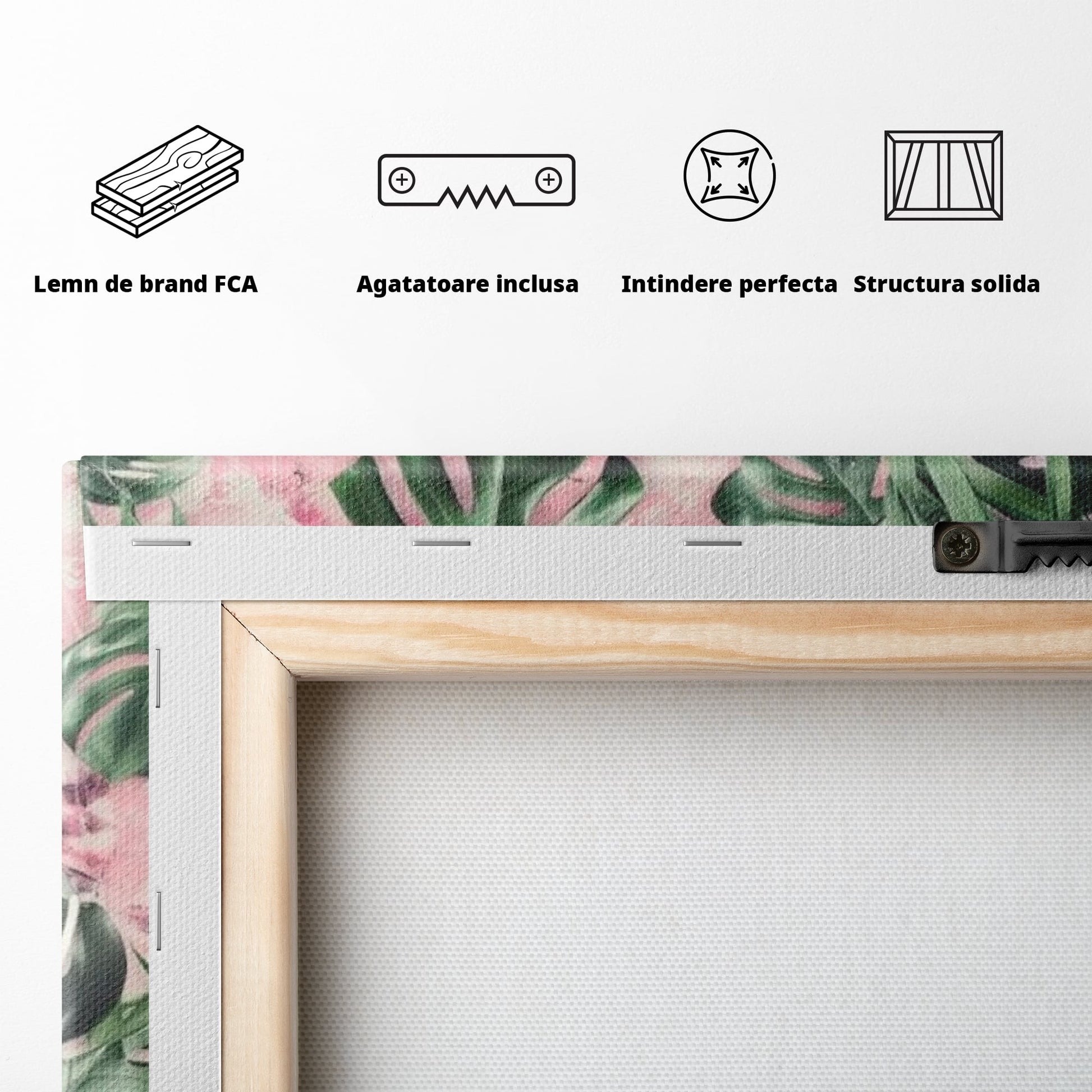 Tablou Canvas Premium LuxCanva® F1017, Ambitie Infloritoare , Natura, Putere, Determinare, Tropical, Fresh, Living, Birou, Culori vibrante