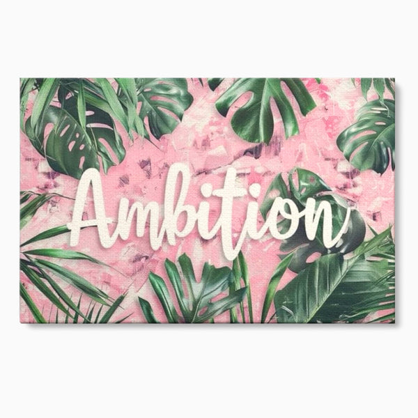 Tablou Canvas Premium LuxCanva® F1017, Ambitie Infloritoare , Natura, Putere, Determinare, Tropical, Fresh, Living, Birou, Culori vibrante