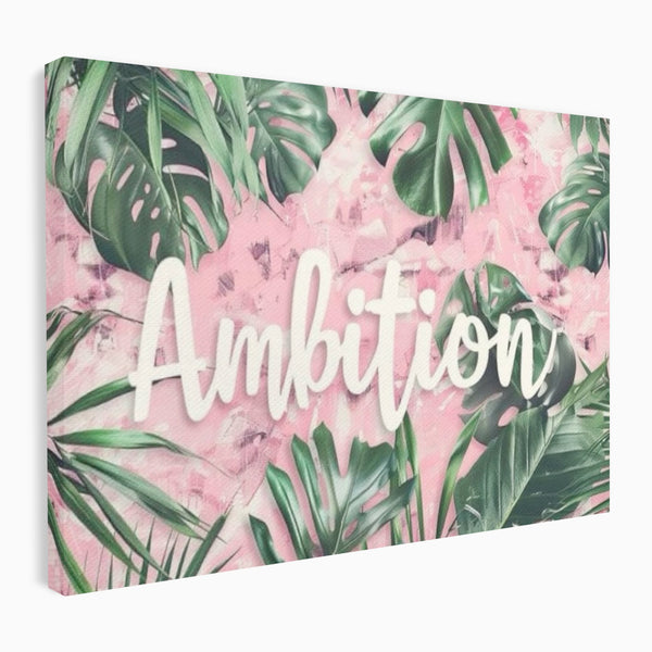 Tablou Canvas Premium LuxCanva® F1017, Ambitie Infloritoare , Natura, Putere, Determinare, Tropical, Fresh, Living, Birou, Culori vibrante