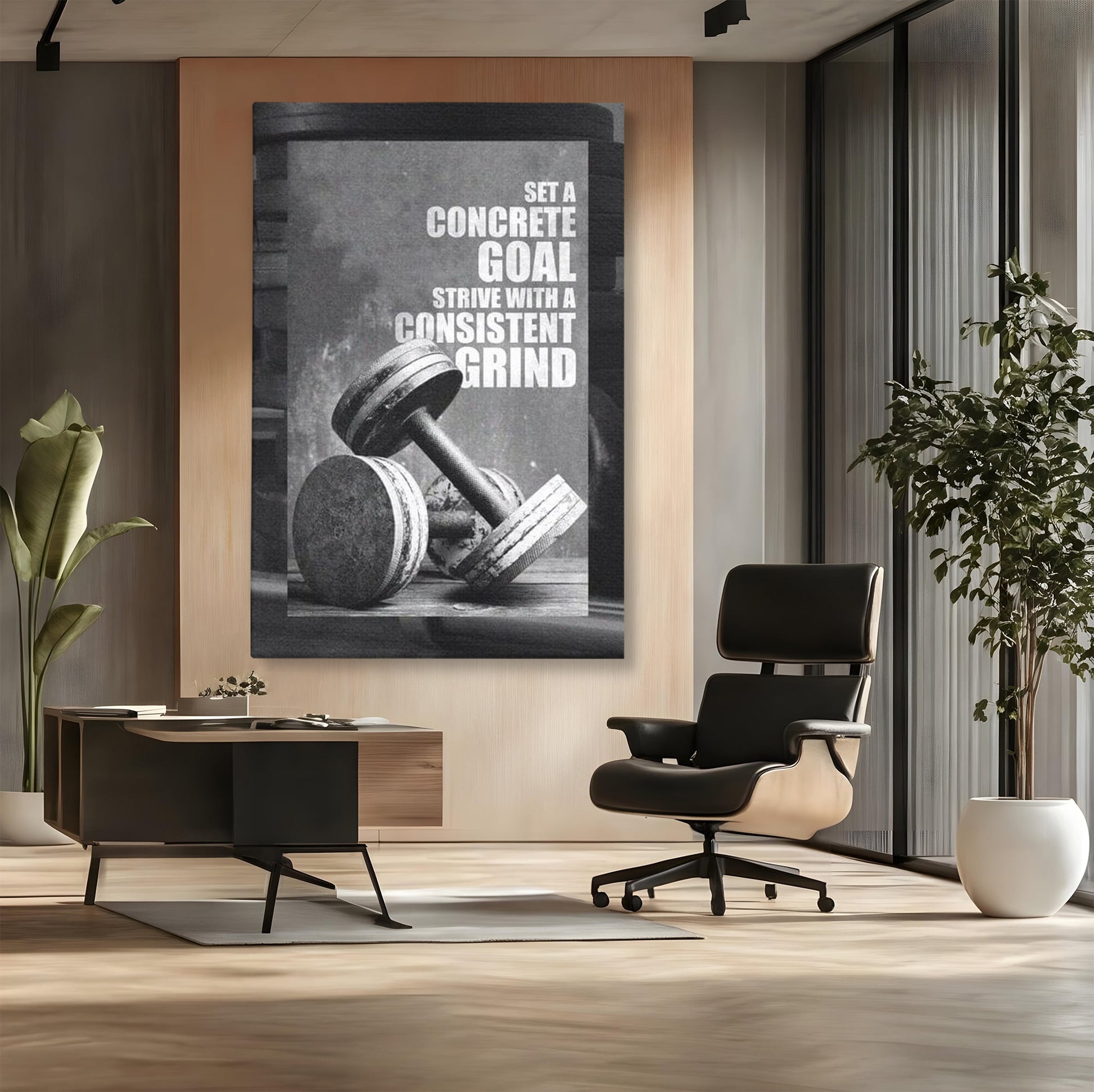 Tablou Canvas Premium  LuxCanva® F1020, Putere Si Perseverenta , Rezistenta, Sport, Disciplina, Determinare, Antrenament, Living, Birou, Sala Sport