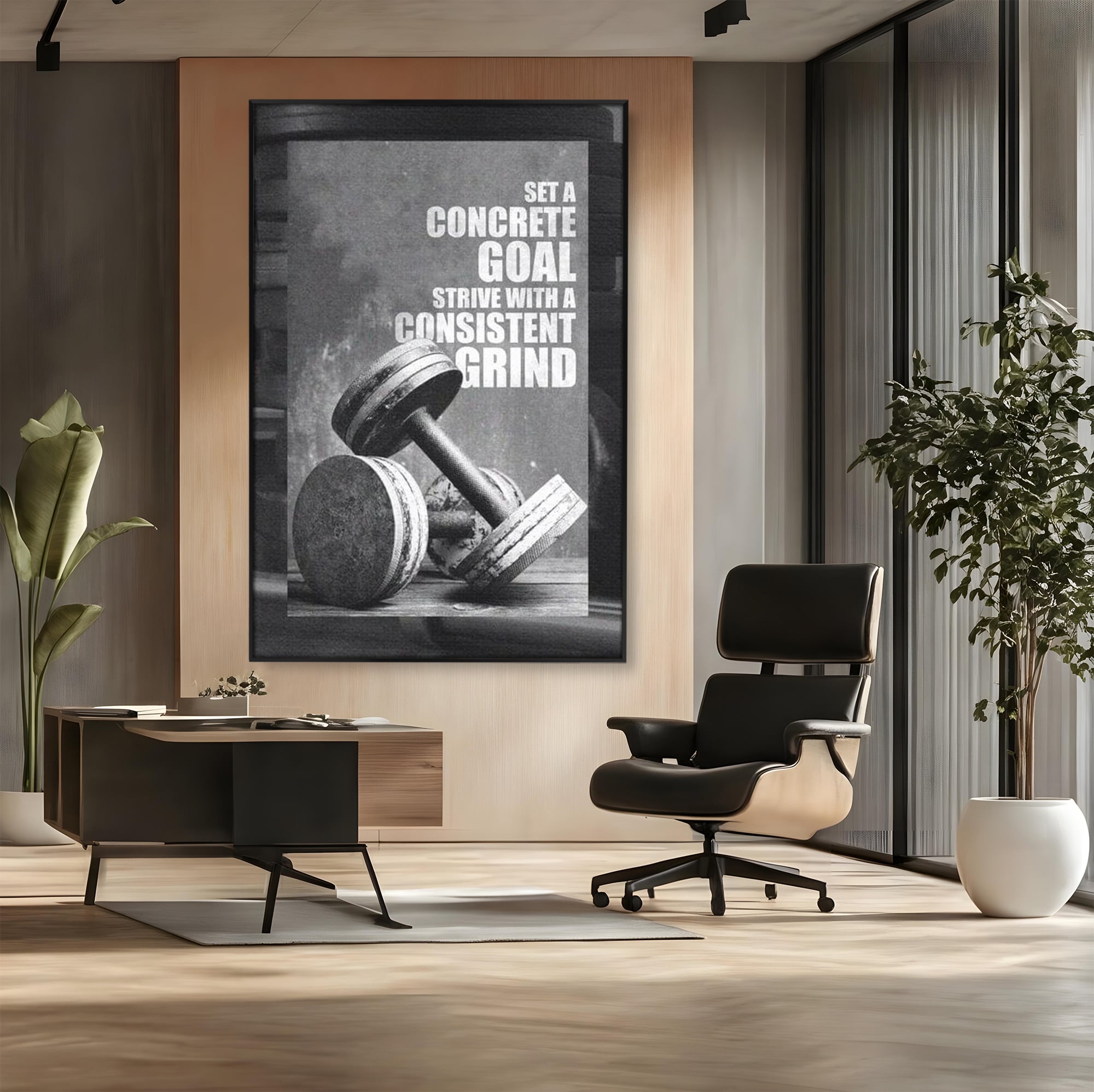 Tablou Canvas Premium  LuxCanva® F1020, Putere Si Perseverenta , Rezistenta, Sport, Disciplina, Determinare, Antrenament, Living, Birou, Sala Sport