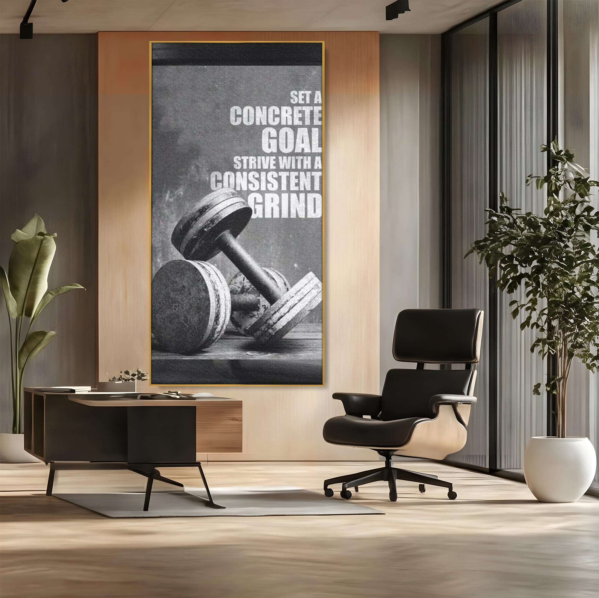 Tablou Canvas Premium  LuxCanva® F1020, Putere Si Perseverenta , Rezistenta, Sport, Disciplina, Determinare, Antrenament, Living, Birou, Sala Sport