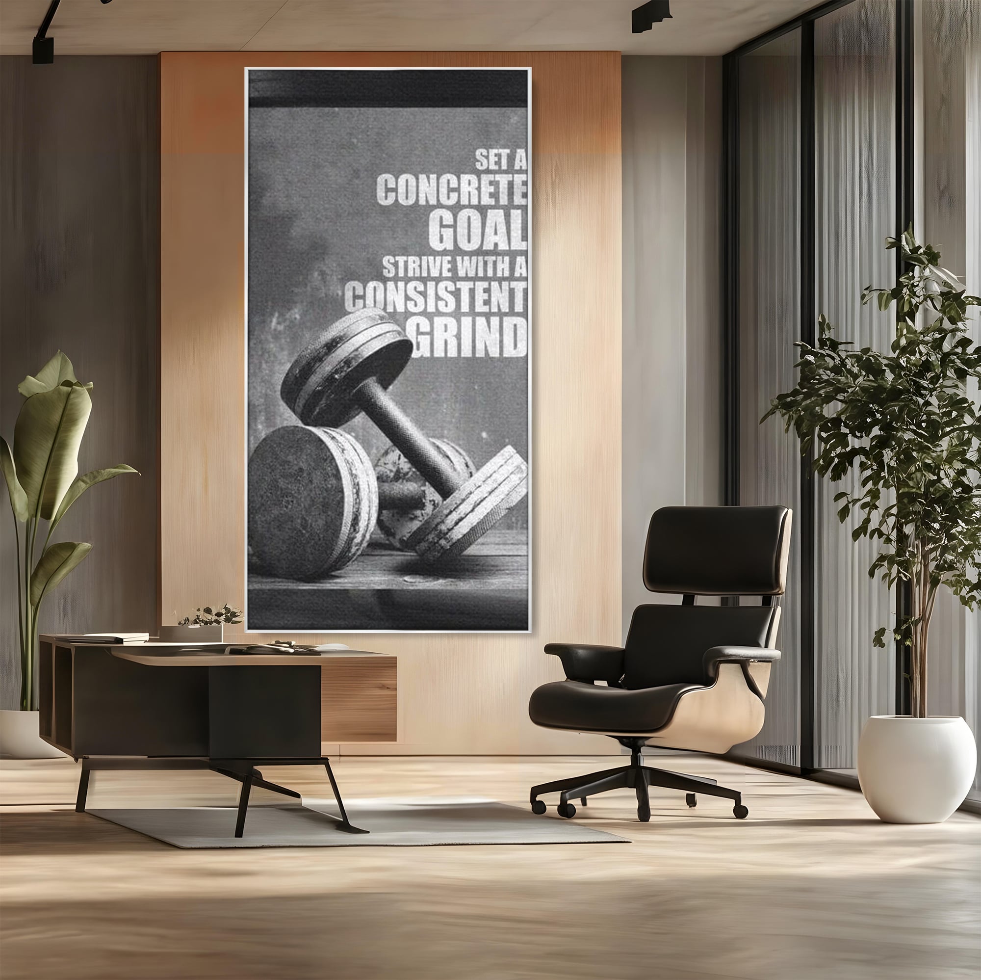 Tablou Canvas Premium  LuxCanva® F1020, Putere Si Perseverenta , Rezistenta, Sport, Disciplina, Determinare, Antrenament, Living, Birou, Sala Sport