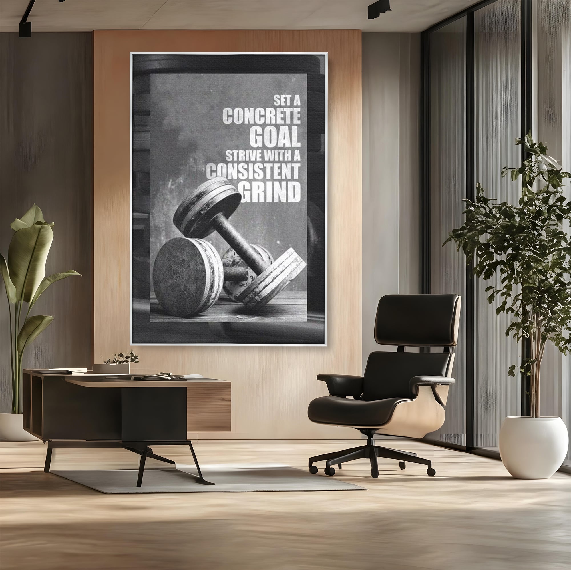 Tablou Canvas Premium  LuxCanva® F1020, Putere Si Perseverenta , Rezistenta, Sport, Disciplina, Determinare, Antrenament, Living, Birou, Sala Sport