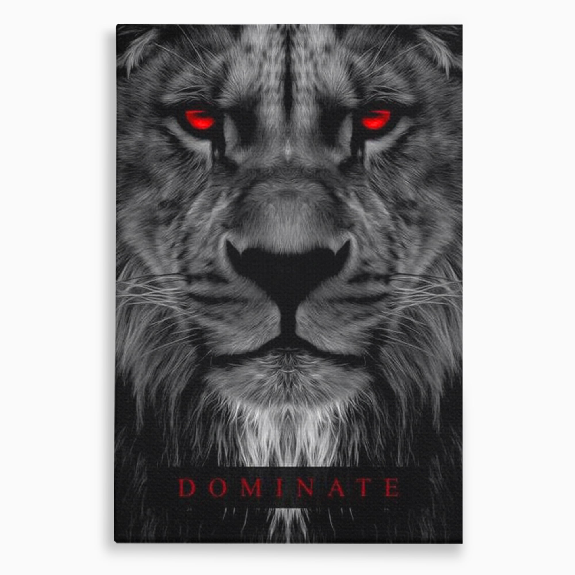 Tablou Canvas Premium LuxCanva® F1021, Fii Rege , Leu, Lider, Puternic, Jungla, Forta, Savana, Coroana, Impunator, Living Room, Birou, Culori vibrante