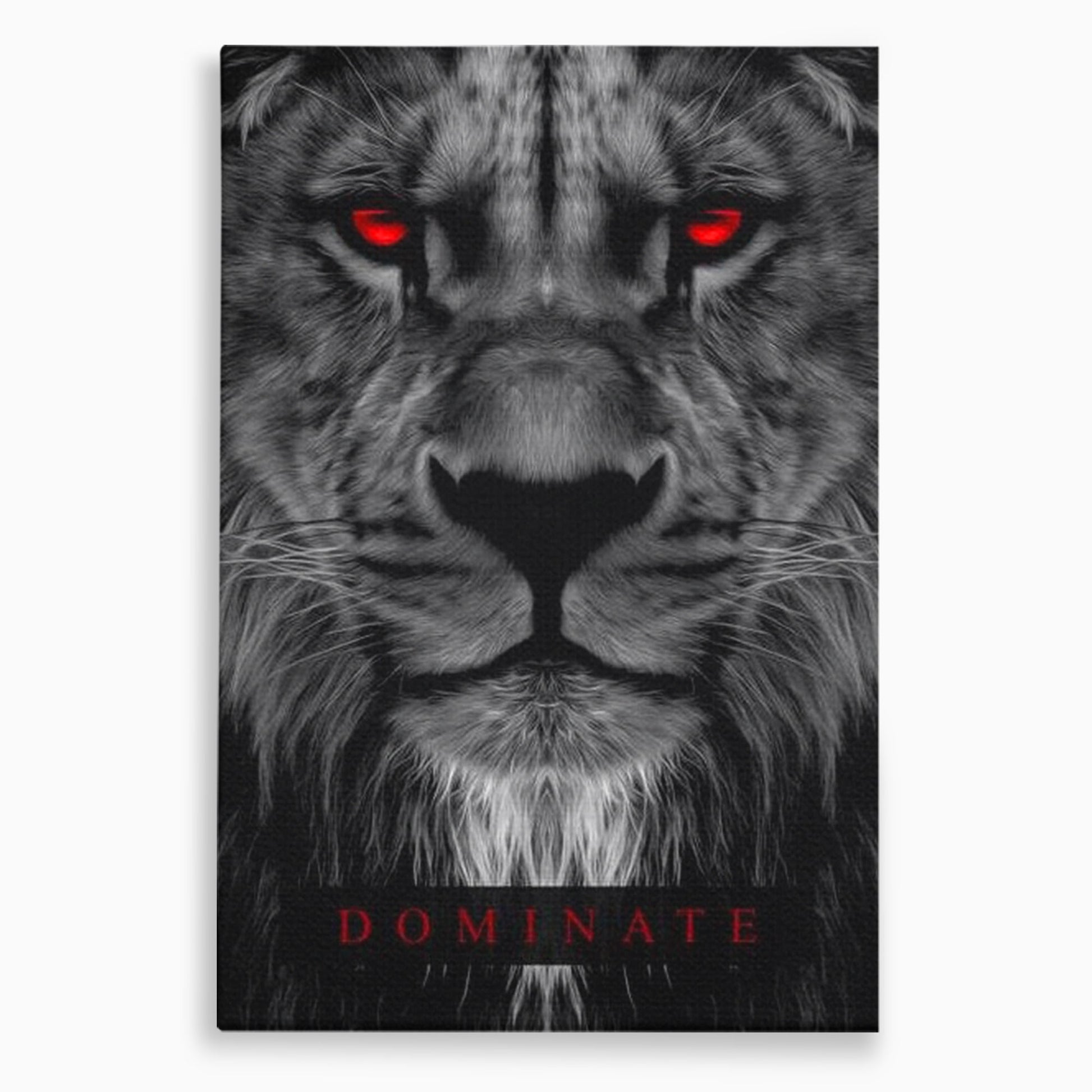Tablou Canvas Premium LuxCanva® F1021, Fii Rege , Leu, Lider, Puternic, Jungla, Forta, Savana, Coroana, Impunator, Living Room, Birou, Culori vibrante