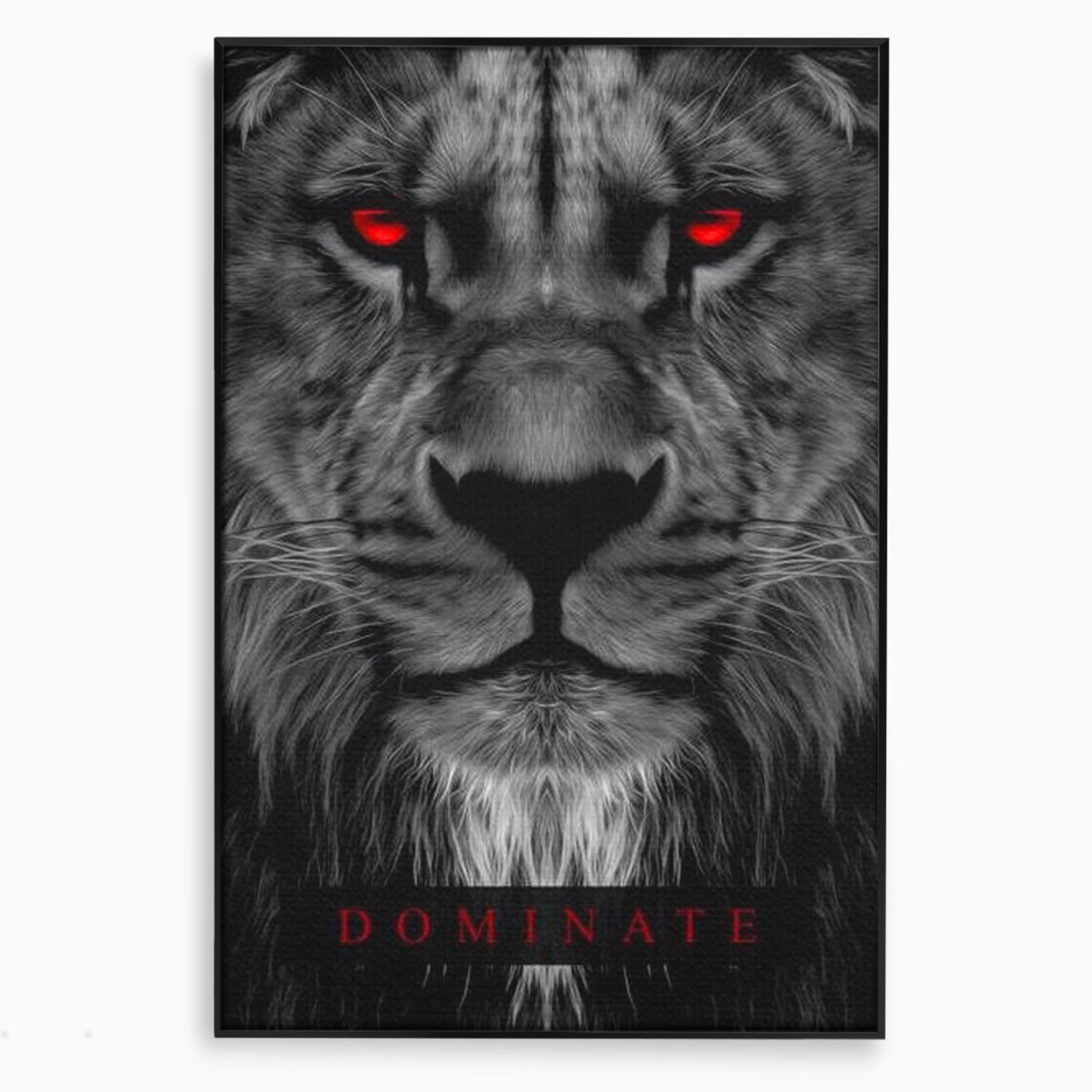 Tablou Canvas Premium LuxCanva® F1021, Fii Rege , Leu, Lider, Puternic, Jungla, Forta, Savana, Coroana, Impunator, Living Room, Birou, Culori vibrante