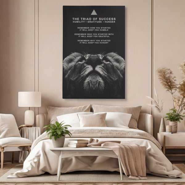 Tablou Canvas Premium LuxCanva® F1022, Drumul Spre Maretie, Succes, Evolutie, Mentalitate, Lider, Succes, Living Room, Birou, Culori vibrante