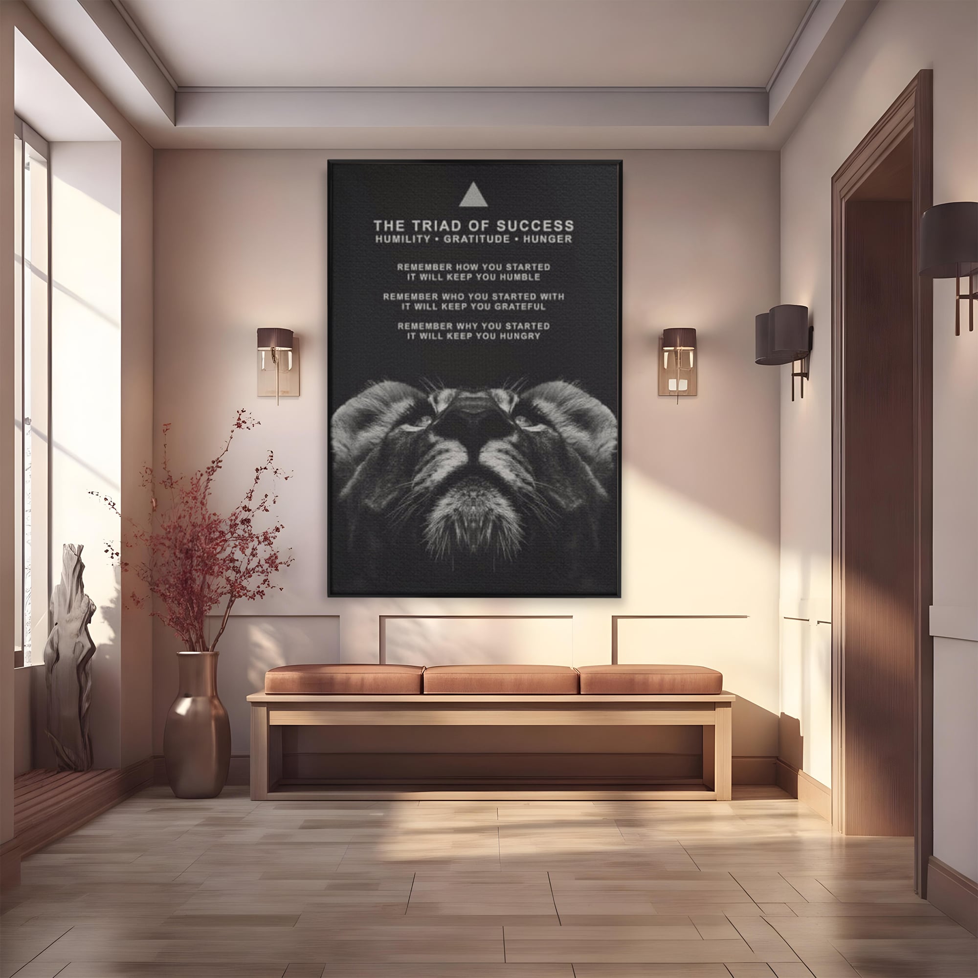 Tablou Canvas Premium LuxCanva® F1022, Drumul Spre Maretie, Succes, Evolutie, Mentalitate, Lider, Succes, Living Room, Birou, Culori vibrante