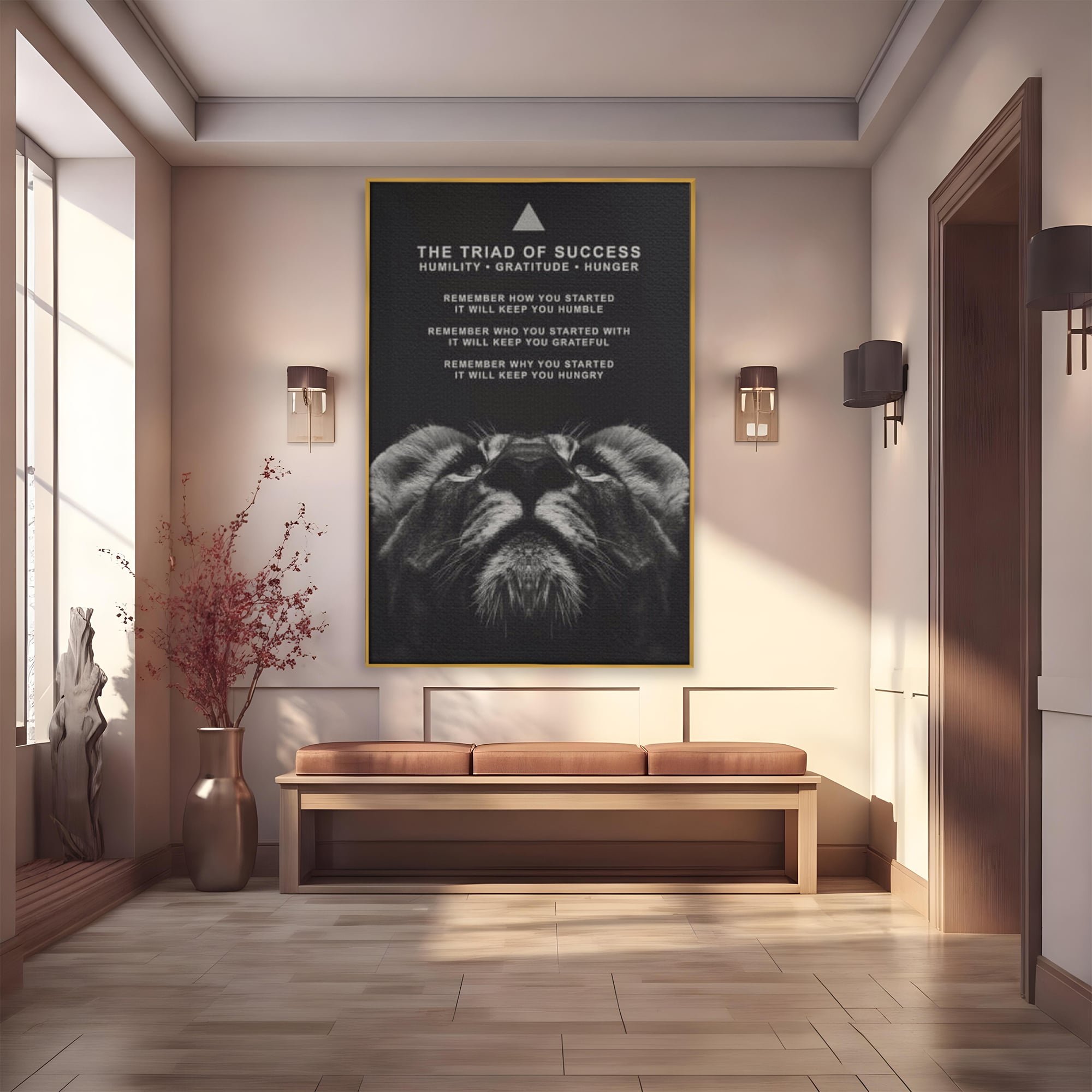 Tablou Canvas Premium LuxCanva® F1022, Drumul Spre Maretie, Succes, Evolutie, Mentalitate, Lider, Succes, Living Room, Birou, Culori vibrante