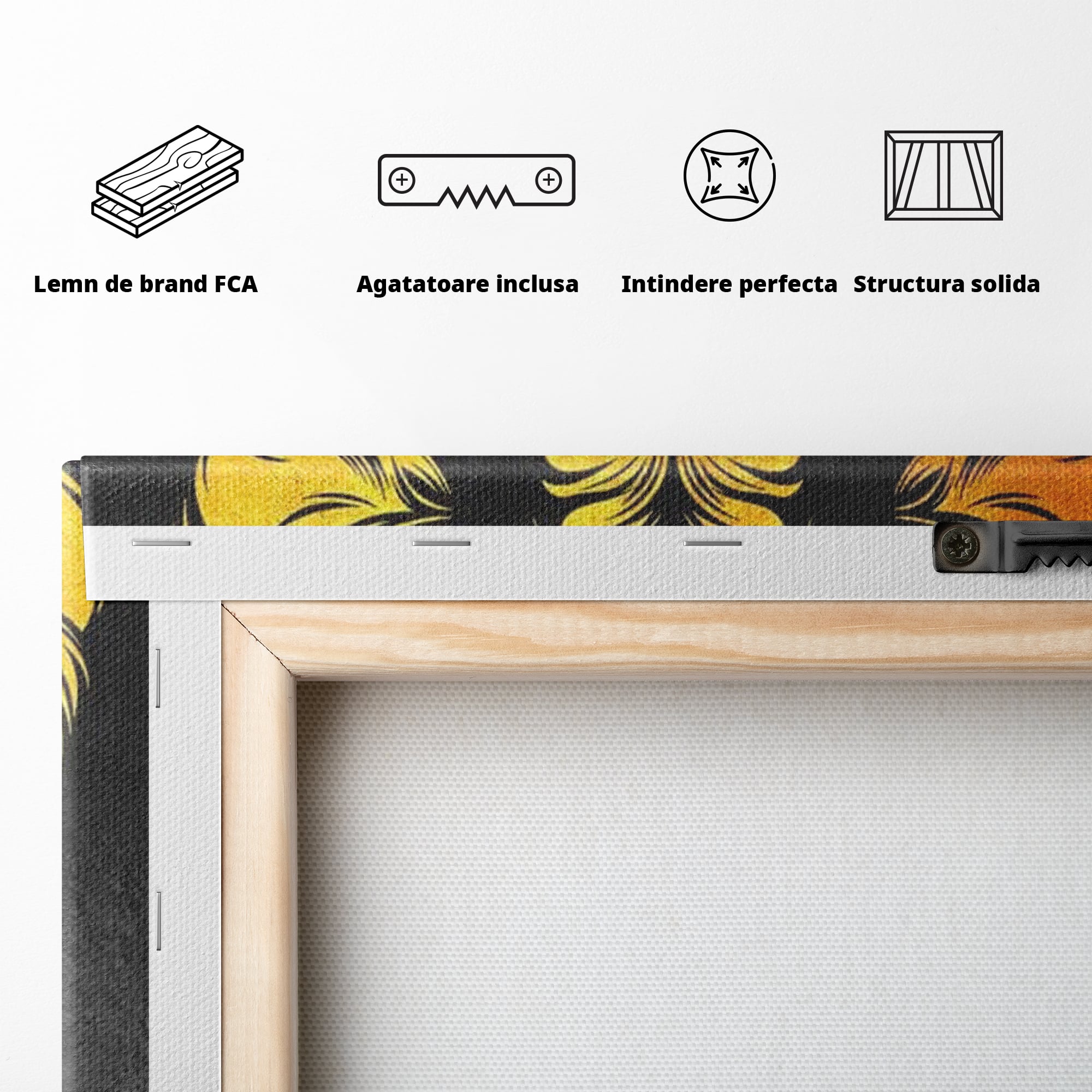 Tablou Canvas Premium LuxCanva® F1023, Privirea Succesului , Succes, Evolutie, Mentalitate, Lider, Succes, Living Room, Birou, Culori vibrante