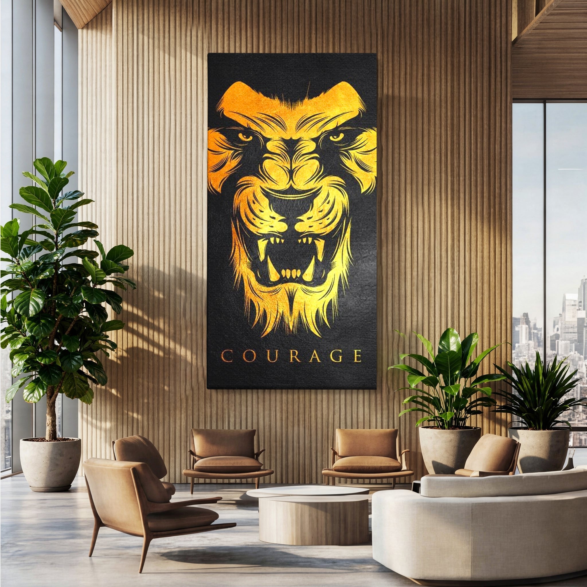 Tablou Canvas Premium LuxCanva® F1023, Privirea Succesului , Succes, Evolutie, Mentalitate, Lider, Succes, Living Room, Birou, Culori vibrante