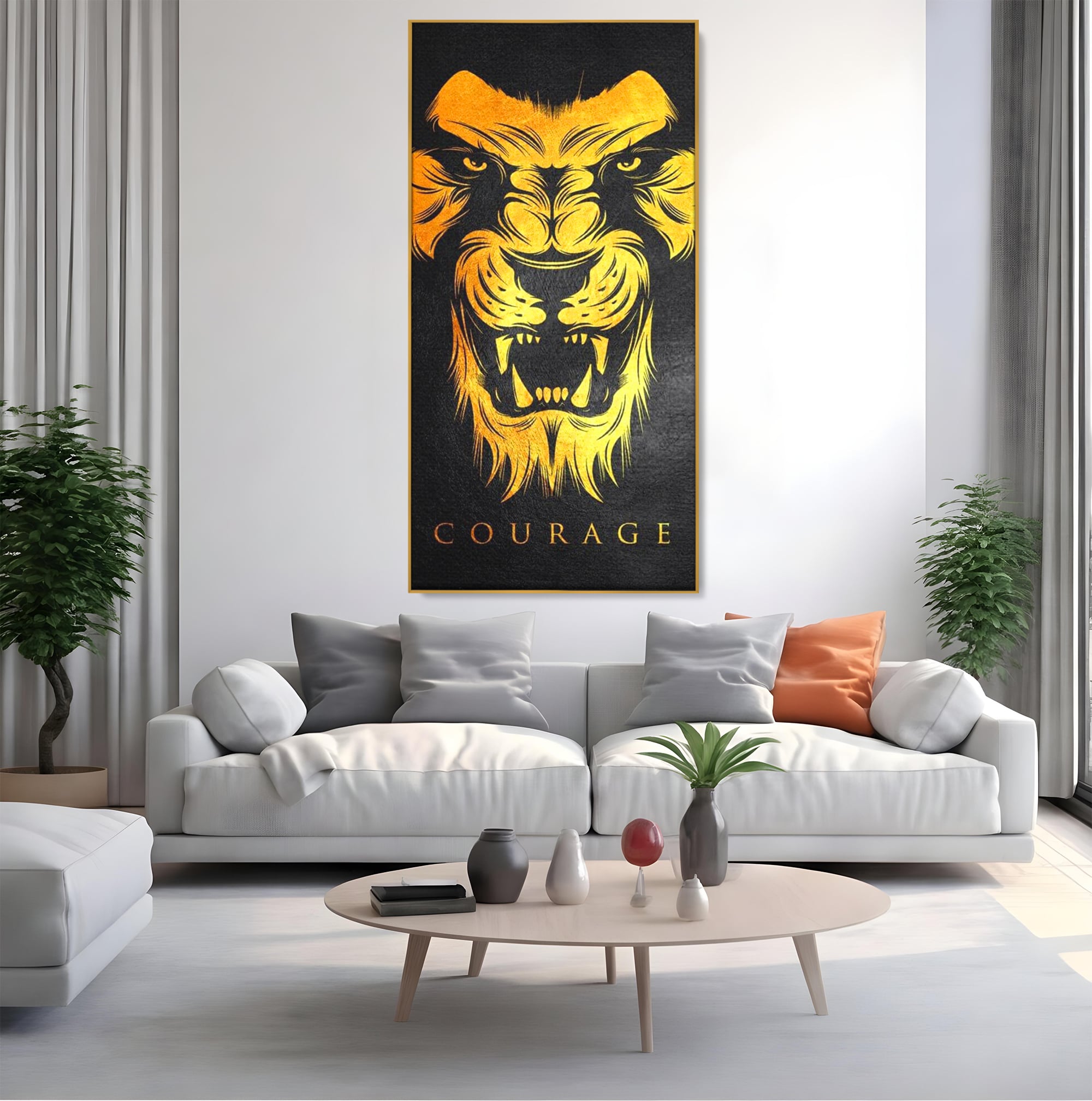 Tablou Canvas Premium LuxCanva® F1023, Privirea Succesului , Succes, Evolutie, Mentalitate, Lider, Succes, Living Room, Birou, Culori vibrante