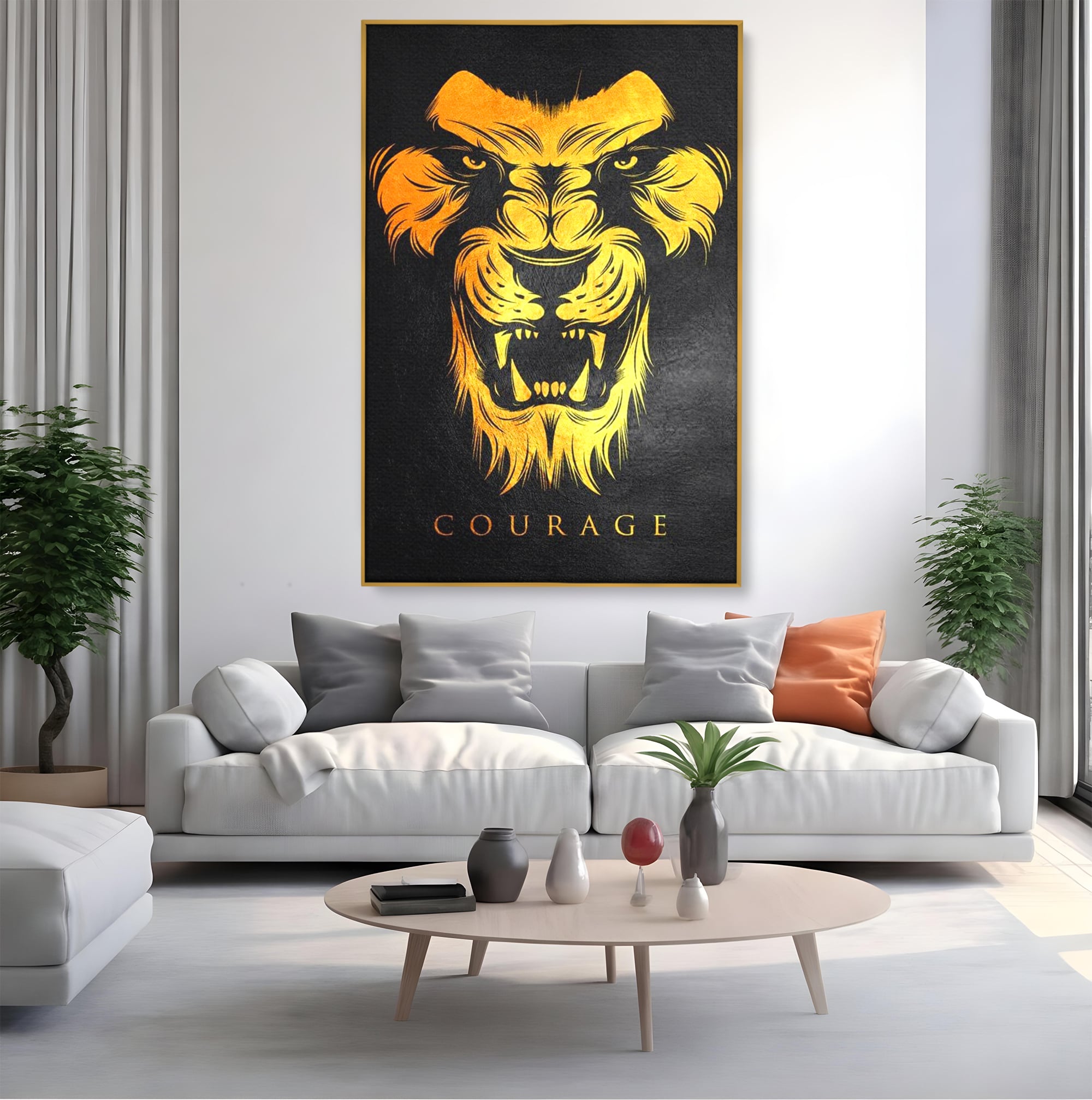 Tablou Canvas Premium LuxCanva® F1023, Privirea Succesului , Succes, Evolutie, Mentalitate, Lider, Succes, Living Room, Birou, Culori vibrante