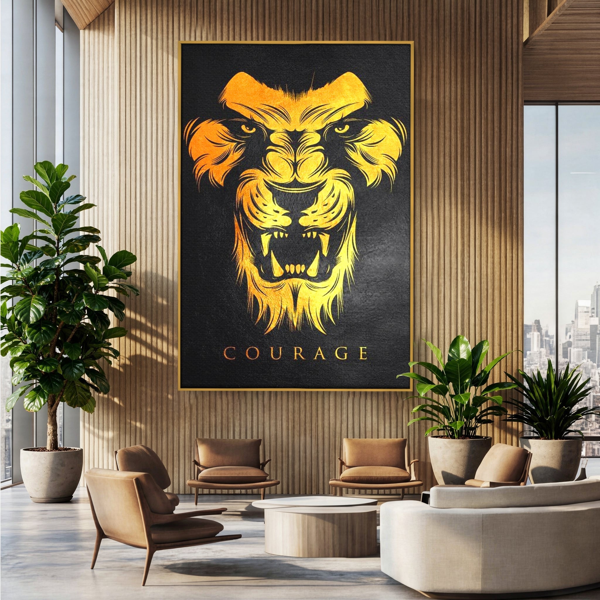 Tablou Canvas Premium LuxCanva® F1023, Privirea Succesului , Succes, Evolutie, Mentalitate, Lider, Succes, Living Room, Birou, Culori vibrante