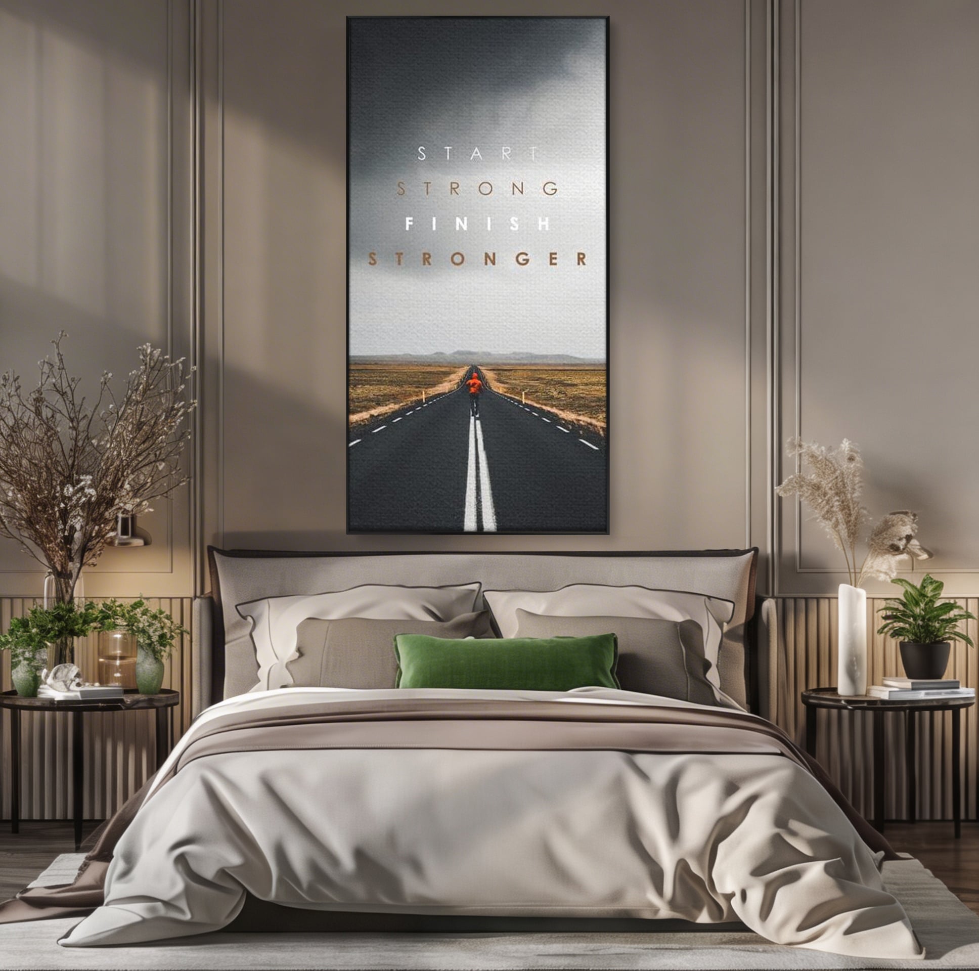 Tablou Canvas Premium LuxCanva® F1024, Calatoria Conteaza , Sportiv, Reusita, Obstacole, Ambitie, Determinare, Living Room, Birou, Culori vibrante