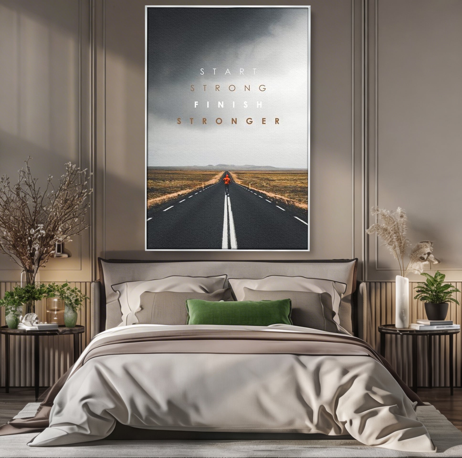 Tablou Canvas Premium LuxCanva® F1024, Calatoria Conteaza , Sportiv, Reusita, Obstacole, Ambitie, Determinare, Living Room, Birou, Culori vibrante