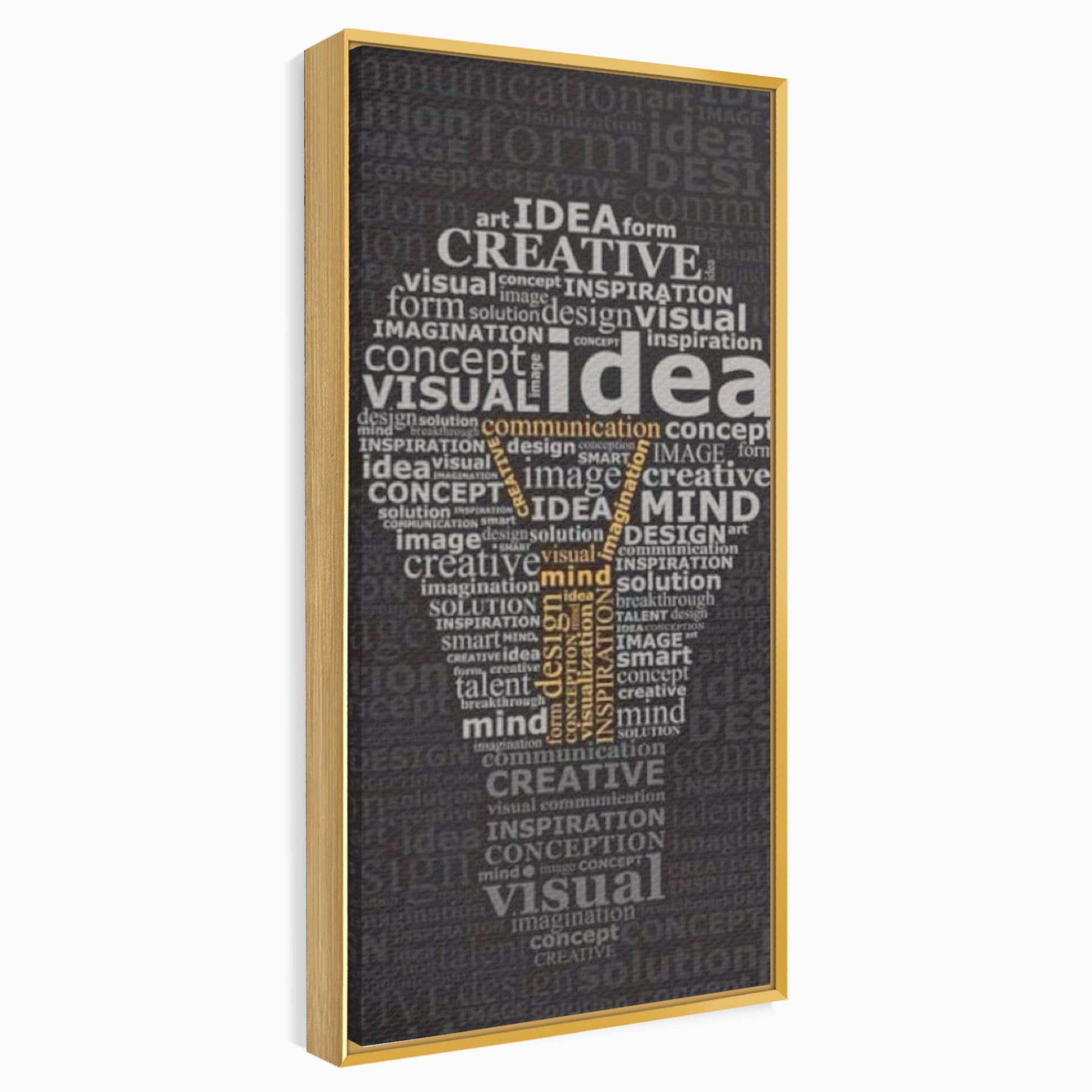 Tablou Canvas Premium LuxCanva® F1025, Ideile Schimba Lumea , Inovatie, Concept, Antreprenor, Idei, Living Room, Birou, Culori vibrante