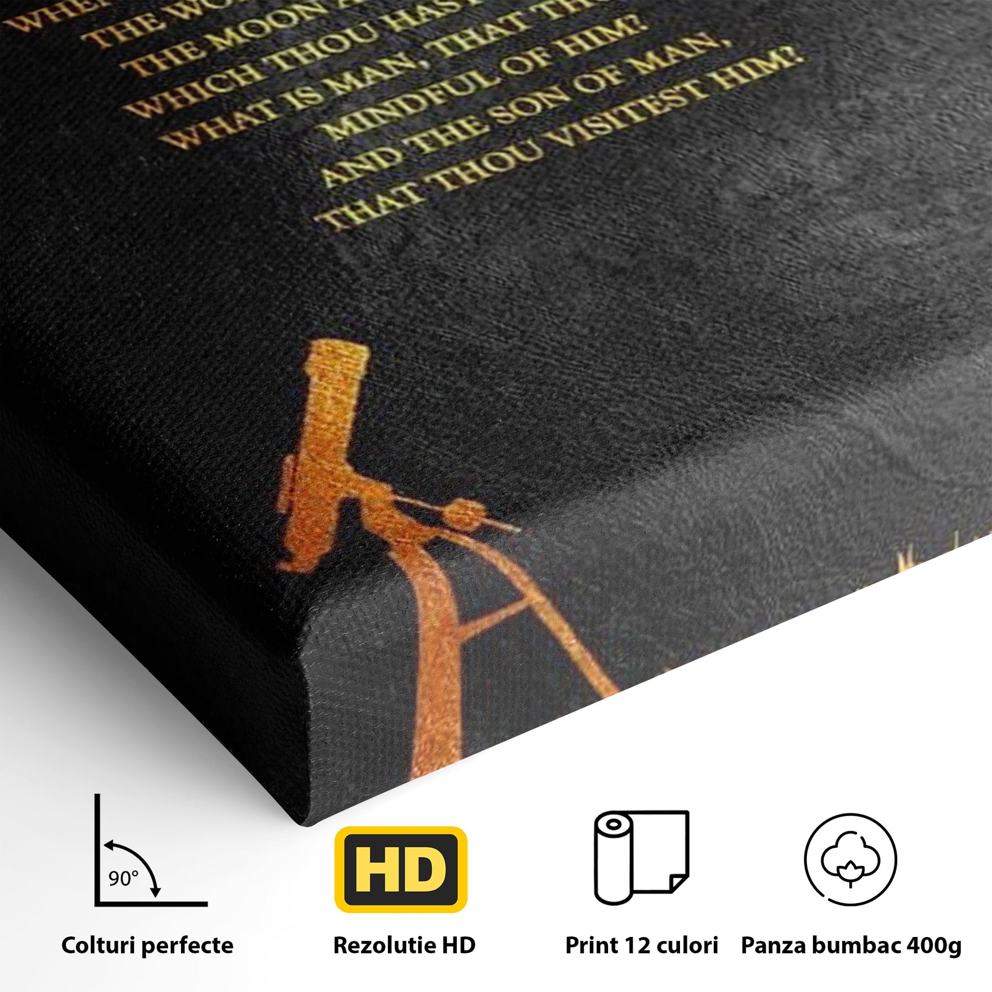 Tablou Canvas Premium LuxCanva® F1027, Cerul si Minunea Creatiei , Maretie, Cosmos, Creatie, Minune, Existenta, Living Room, Birou, Culori vibrante