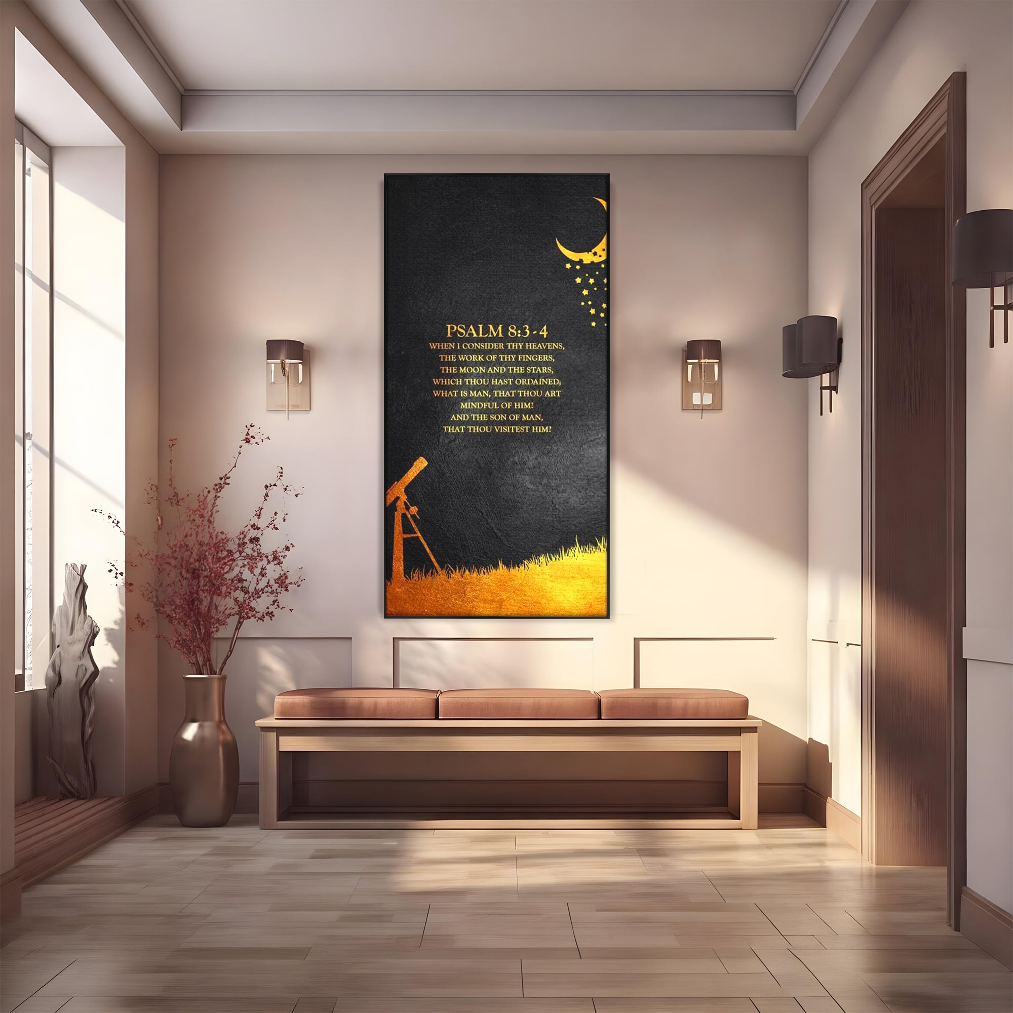 Tablou Canvas Premium LuxCanva® F1027, Cerul si Minunea Creatiei , Maretie, Cosmos, Creatie, Minune, Existenta, Living Room, Birou, Culori vibrante