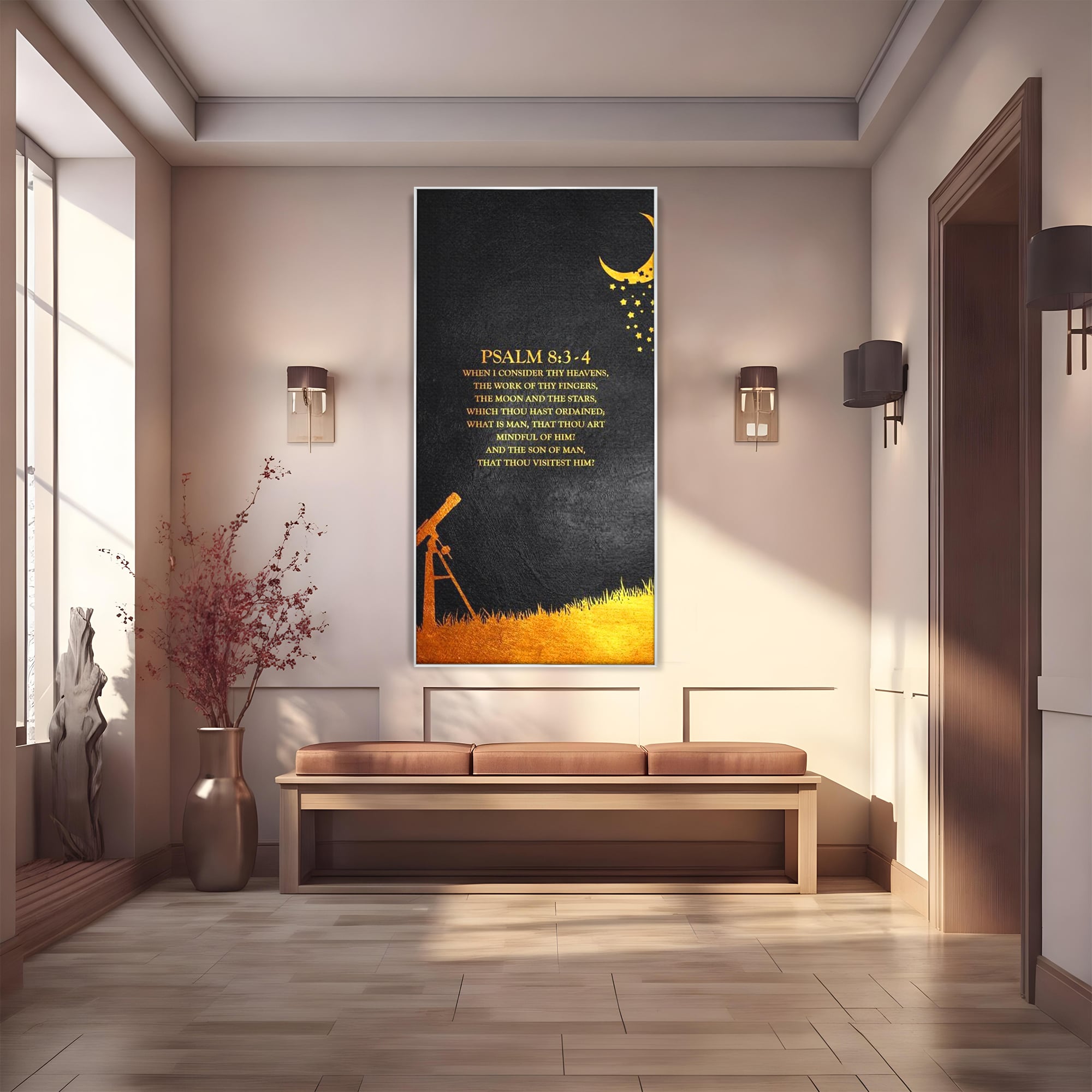 Tablou Canvas Premium LuxCanva® F1027, Cerul si Minunea Creatiei , Maretie, Cosmos, Creatie, Minune, Existenta, Living Room, Birou, Culori vibrante
