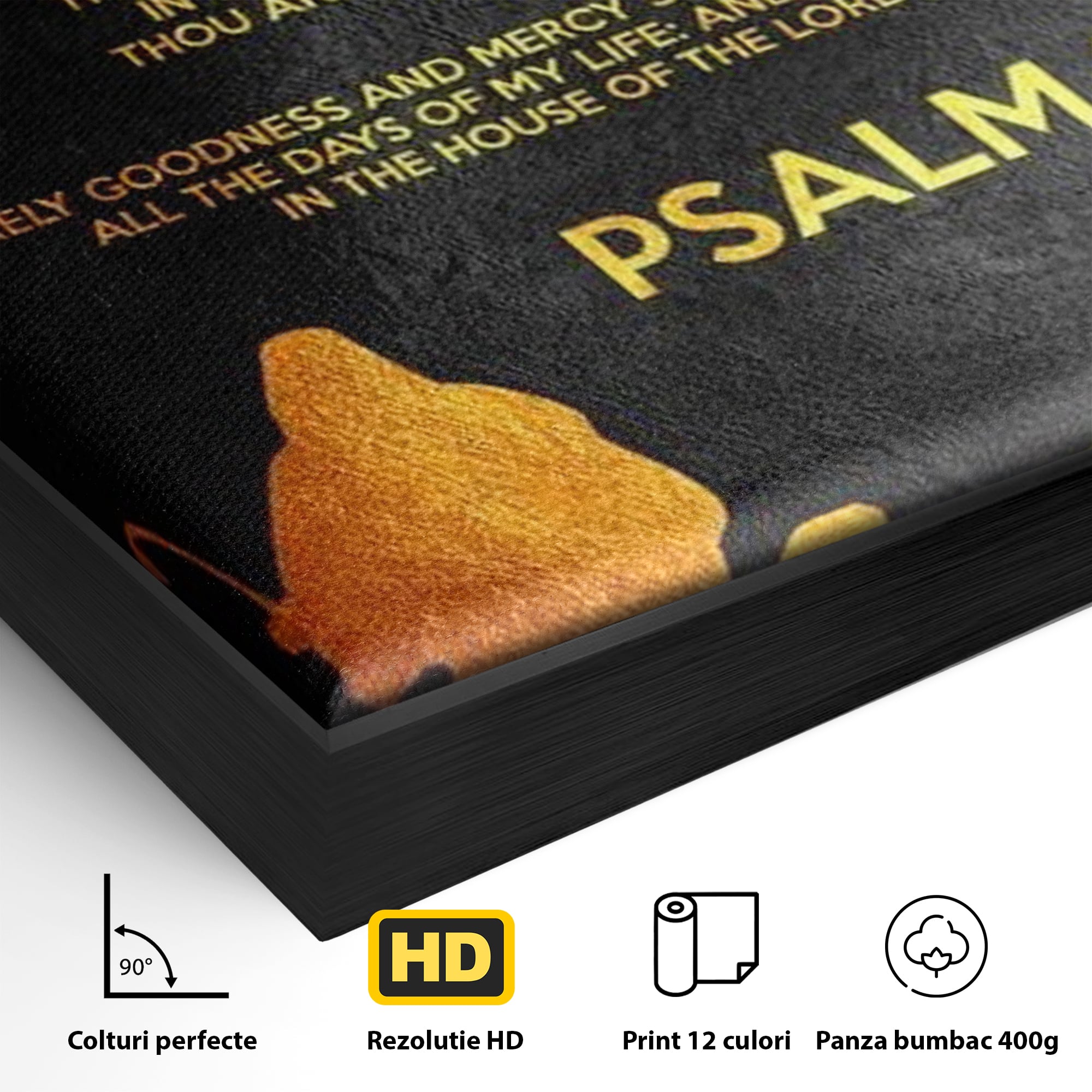 Tablou Canvas Premium LuxCanva® F1032, Pastorul Cel Bun , Rasplata, Calauzit, Pace, Pastor, Meditatie, Living Room, Birou, Culori vibrante