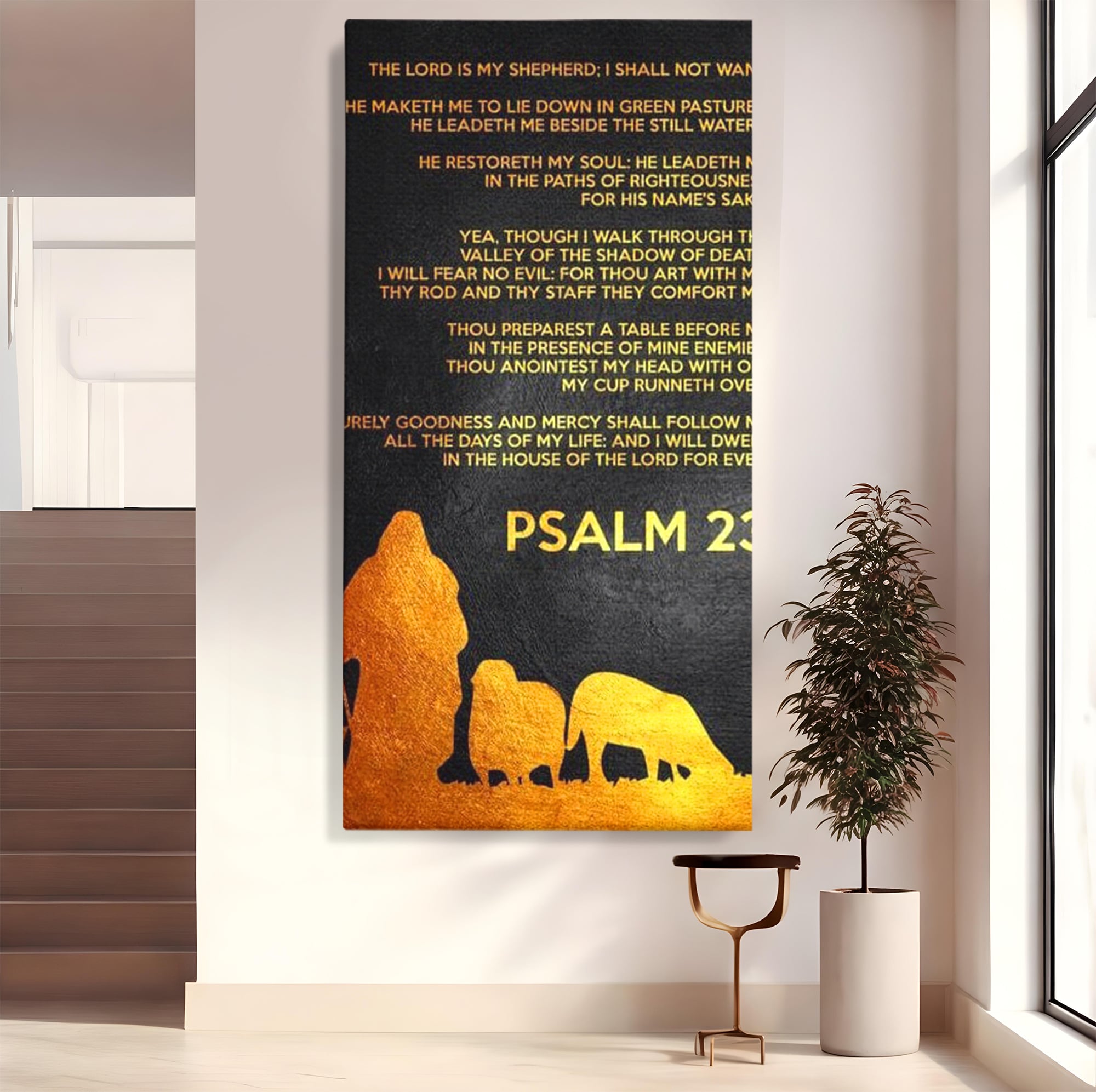 Tablou Canvas Premium LuxCanva® F1032, Pastorul Cel Bun , Rasplata, Calauzit, Pace, Pastor, Meditatie, Living Room, Birou, Culori vibrante