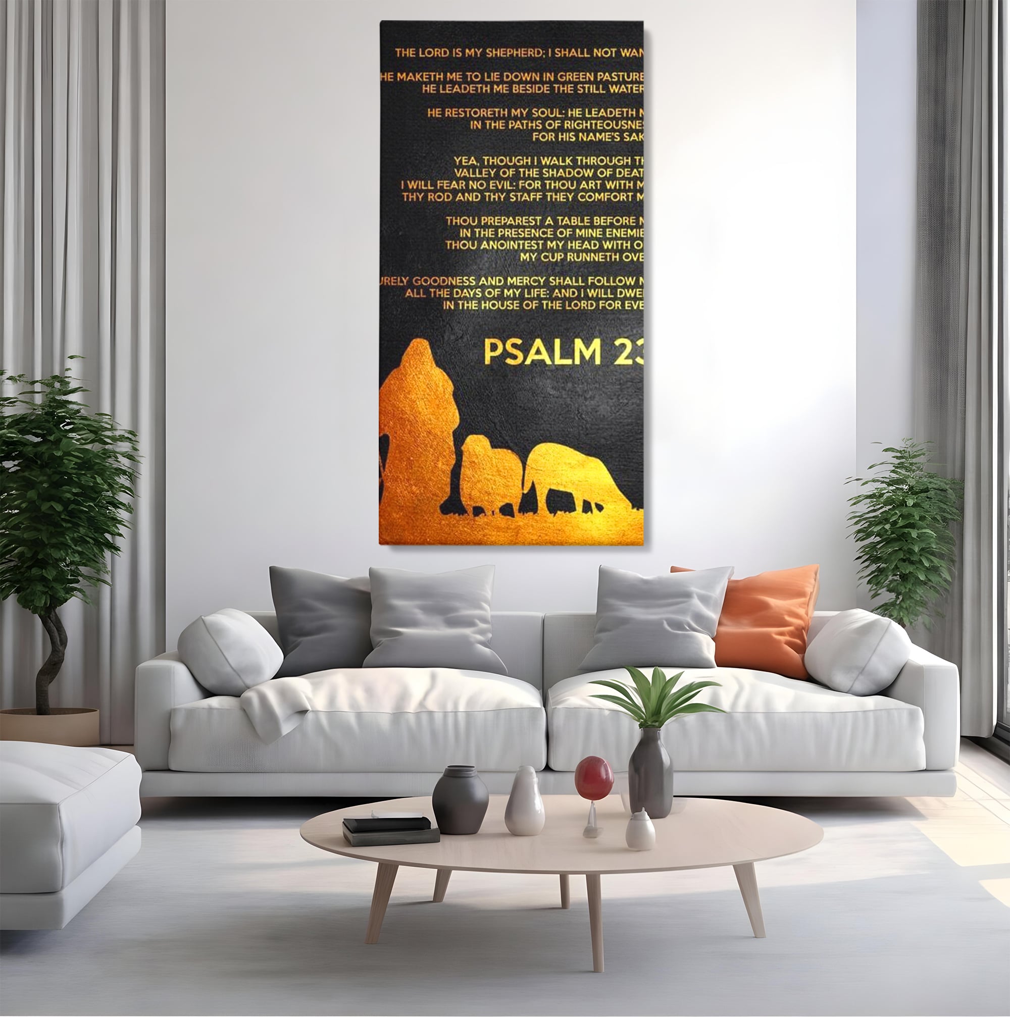 Tablou Canvas Premium LuxCanva® F1032, Pastorul Cel Bun , Rasplata, Calauzit, Pace, Pastor, Meditatie, Living Room, Birou, Culori vibrante