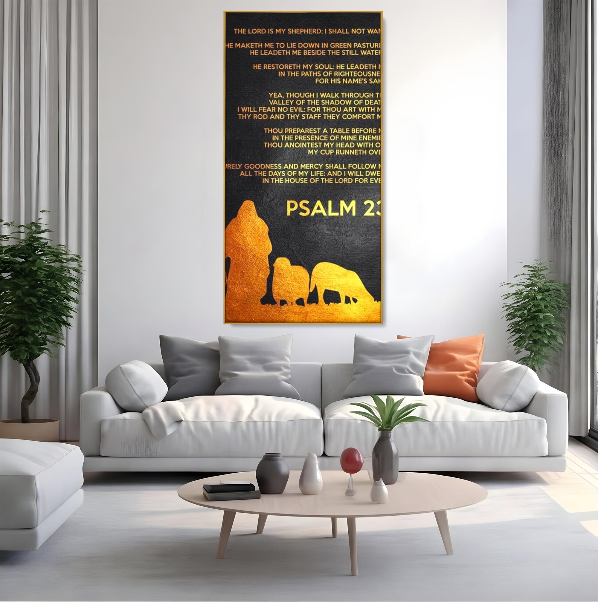Tablou Canvas Premium LuxCanva® F1032, Pastorul Cel Bun , Rasplata, Calauzit, Pace, Pastor, Meditatie, Living Room, Birou, Culori vibrante