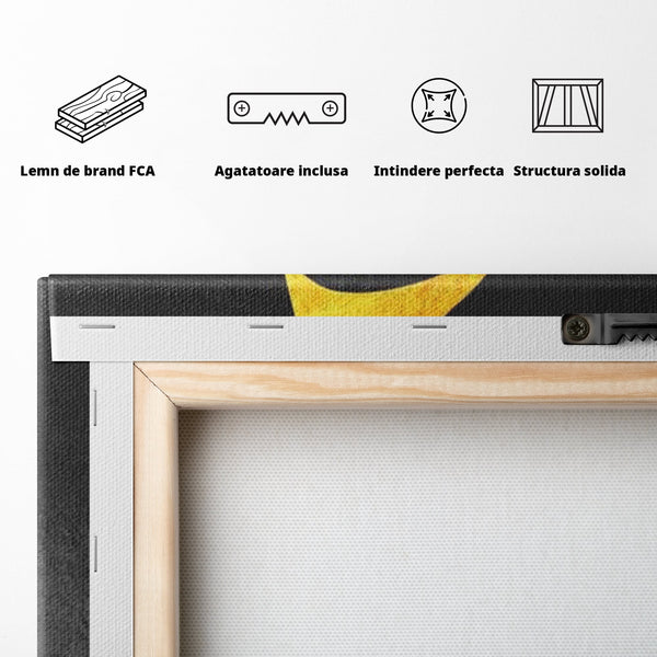 Tablou Canvas Premium LuxCanva® F1033, Gandeste Ca Un Lider , Churchill, Lideri, Motivatie, Perseverenta, Succes, Living Room, Birou, Culori vibrante