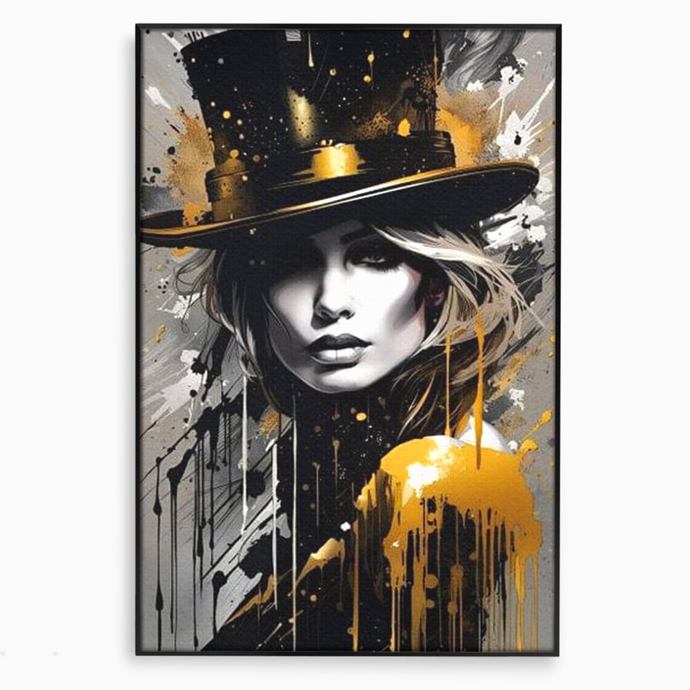Tablou Canvas Premium LuxCanva® G1021, Palaria Destinului , Alchimie, Joben, Hipnotizare, Noapte, Destin, Arta, Cabaret, Living, Dormitor, Culori vibrante
