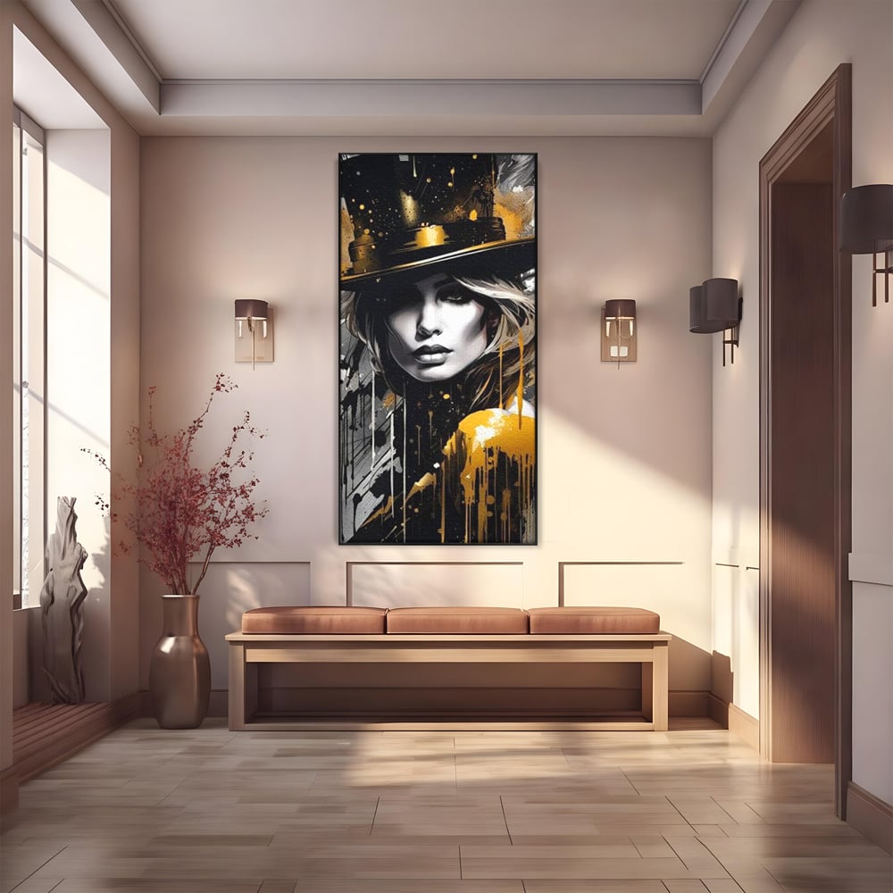 Tablou Canvas Premium LuxCanva® G1021, Palaria Destinului , Alchimie, Joben, Hipnotizare, Noapte, Destin, Arta, Cabaret, Living, Dormitor, Culori vibrante