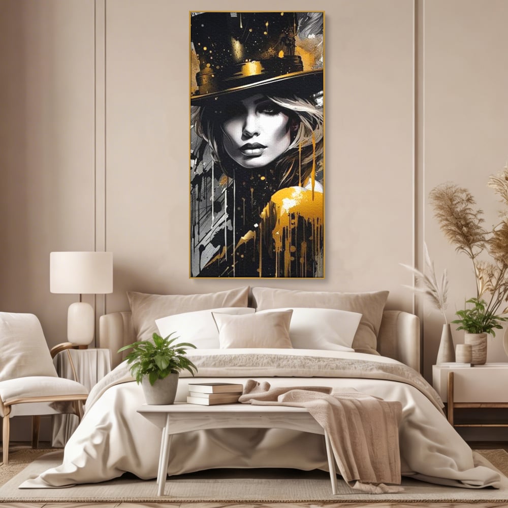 Tablou Canvas Premium LuxCanva® G1021, Palaria Destinului , Alchimie, Joben, Hipnotizare, Noapte, Destin, Arta, Cabaret, Living, Dormitor, Culori vibrante