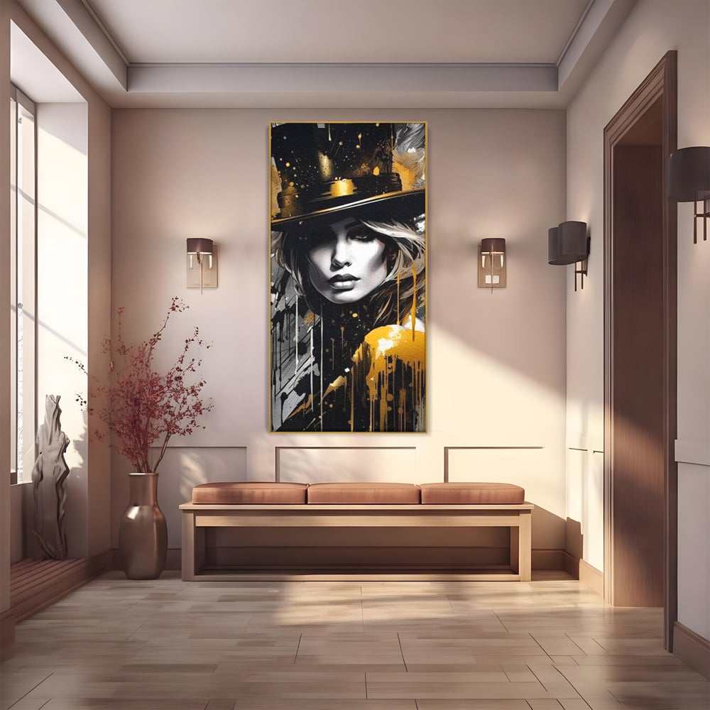 Tablou Canvas Premium LuxCanva® G1021, Palaria Destinului , Alchimie, Joben, Hipnotizare, Noapte, Destin, Arta, Cabaret, Living, Dormitor, Culori vibrante