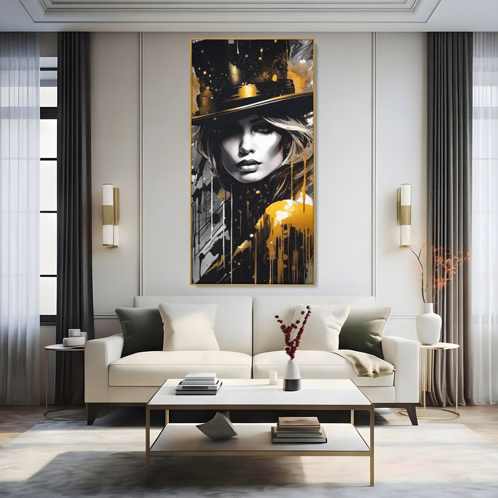 Tablou Canvas Premium LuxCanva® G1021, Palaria Destinului , Alchimie, Joben, Hipnotizare, Noapte, Destin, Arta, Cabaret, Living, Dormitor, Culori vibrante
