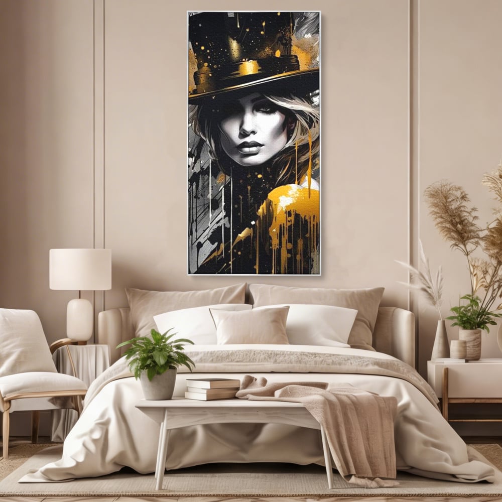Tablou Canvas Premium LuxCanva® G1021, Palaria Destinului , Alchimie, Joben, Hipnotizare, Noapte, Destin, Arta, Cabaret, Living, Dormitor, Culori vibrante