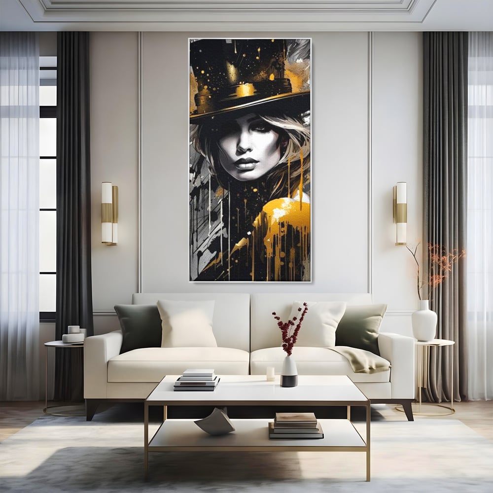 Tablou Canvas Premium LuxCanva® G1021, Palaria Destinului , Alchimie, Joben, Hipnotizare, Noapte, Destin, Arta, Cabaret, Living, Dormitor, Culori vibrante