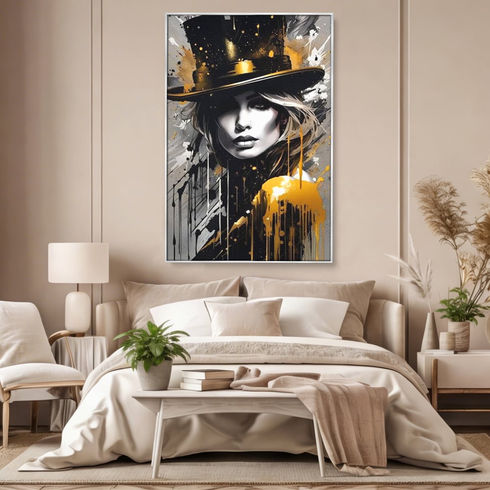 Tablou Canvas Premium LuxCanva® G1021, Palaria Destinului , Alchimie, Joben, Hipnotizare, Noapte, Destin, Arta, Cabaret, Living, Dormitor, Culori vibrante