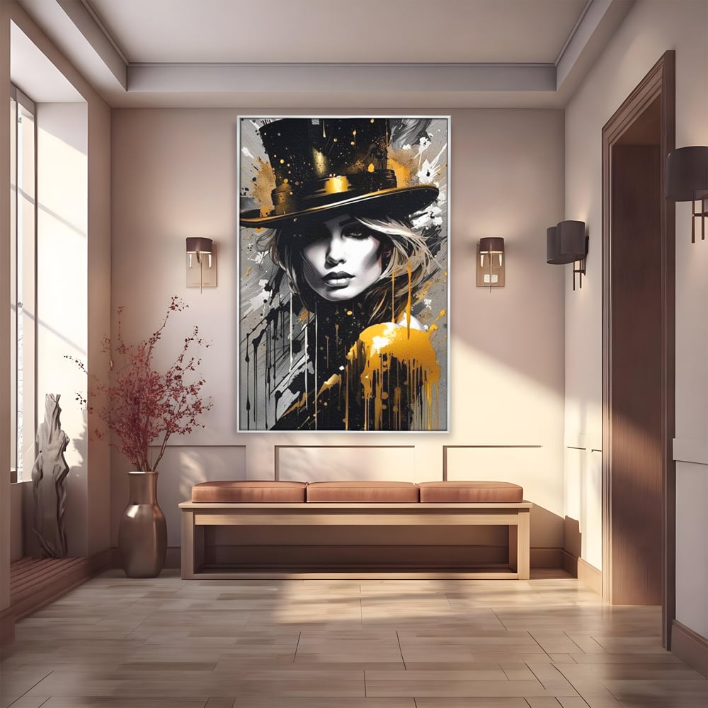 Tablou Canvas Premium LuxCanva® G1021, Palaria Destinului , Alchimie, Joben, Hipnotizare, Noapte, Destin, Arta, Cabaret, Living, Dormitor, Culori vibrante