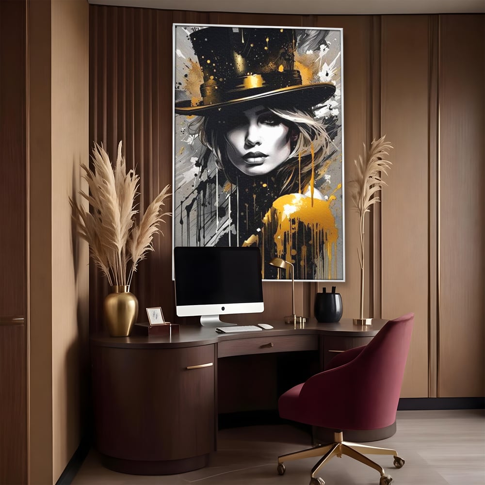 Tablou Canvas Premium LuxCanva® G1021, Palaria Destinului , Alchimie, Joben, Hipnotizare, Noapte, Destin, Arta, Cabaret, Living, Dormitor, Culori vibrante